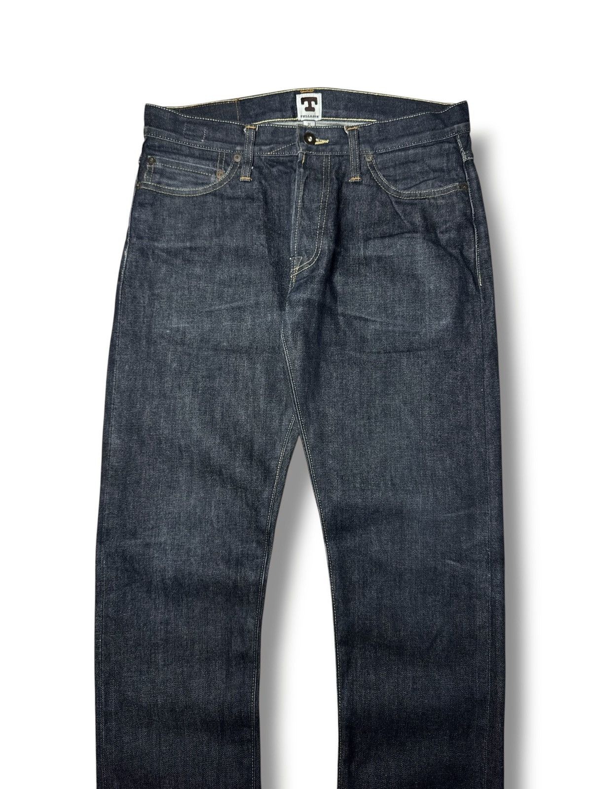 Tellason Tellason Japan Selvage Elgin White Oak Cone Denim Pants Size US 31 - 4 Thumbnail