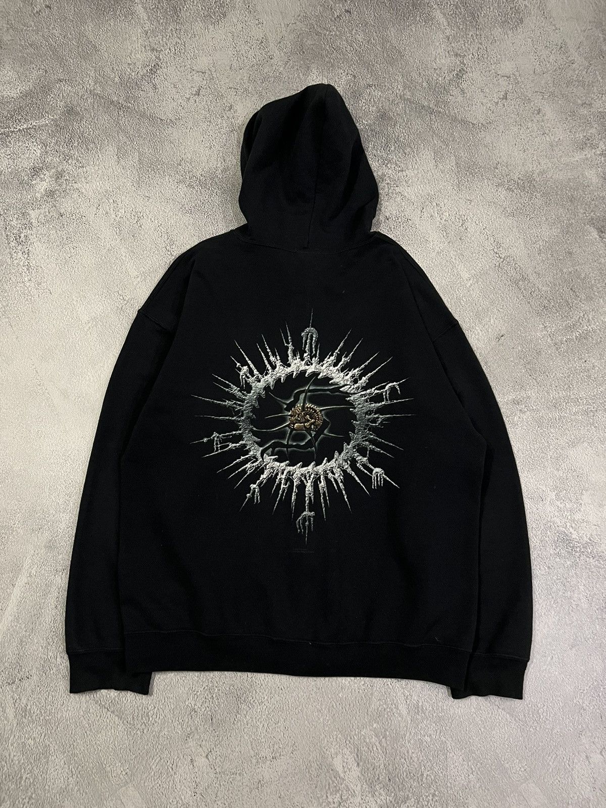 Band Tees Vintage Y2k SUFFOCATION 2008 Death Metal Zip Hoodie 00’s Size US L / EU 52-54 / 3 - 9 Thumbnail