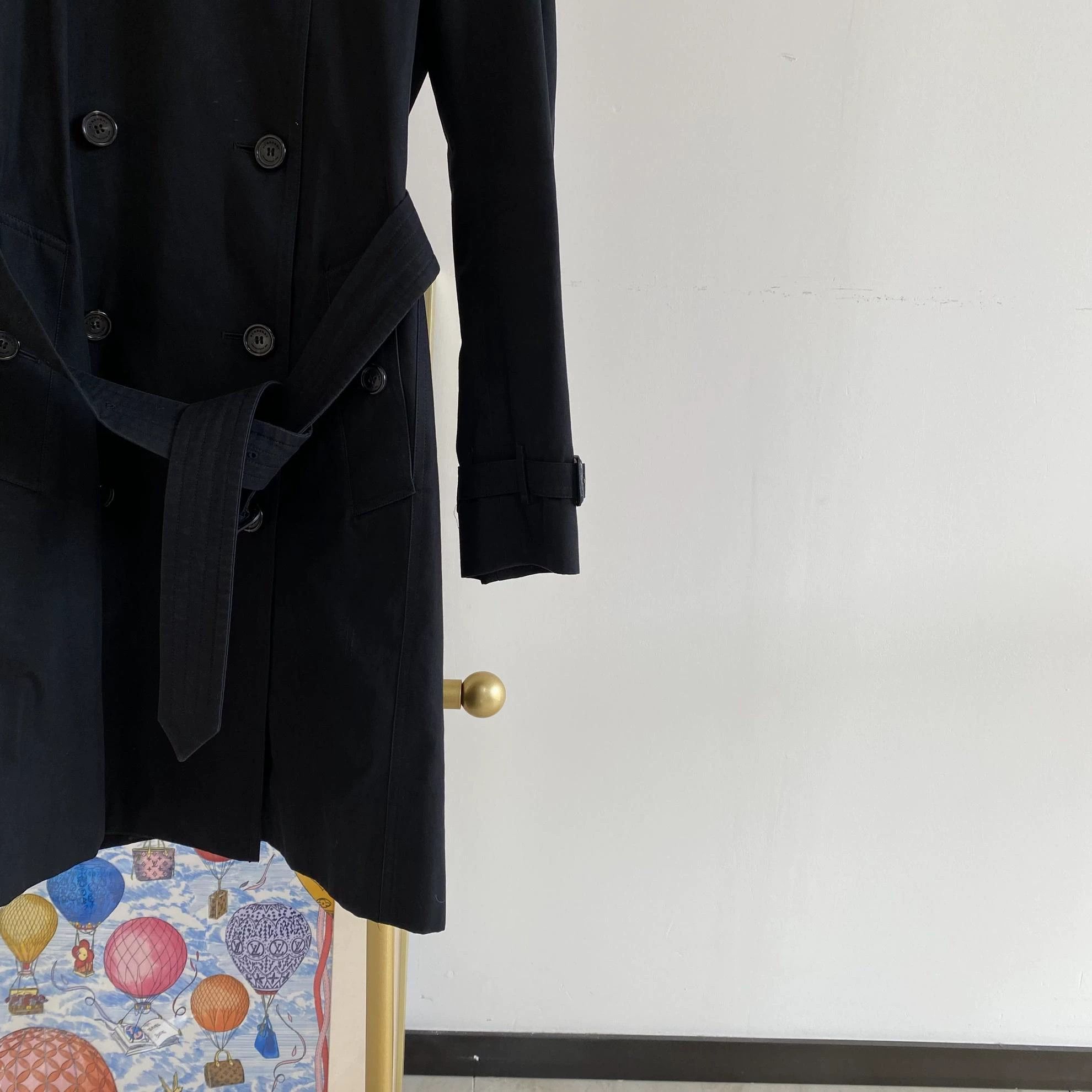 Burberry Burberry Black Trench Coat UK6 Size XS / US 0-2 / IT 36-38 - 4 Thumbnail