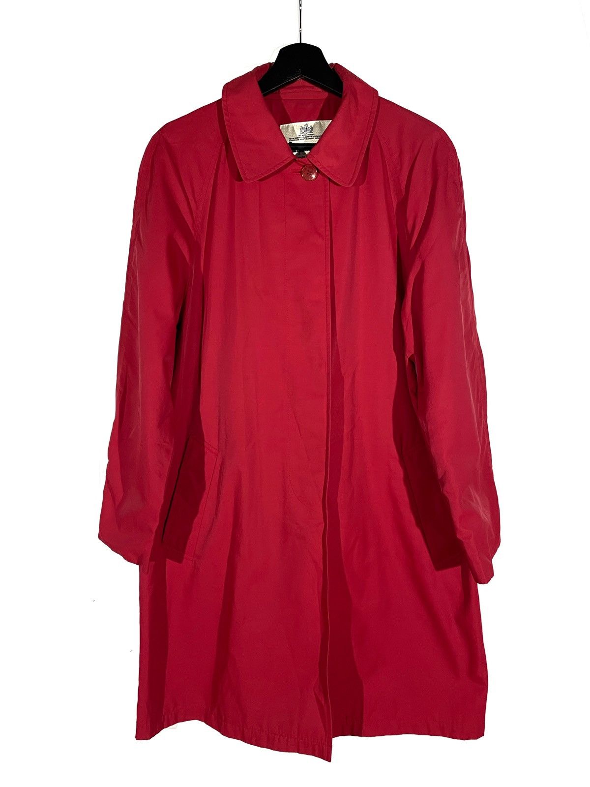 Aquascutum Aquascutum England Metalic Red Women Trench Size US6(~M-L) Size L / US 10 / IT 46 - 1 Thumbnail