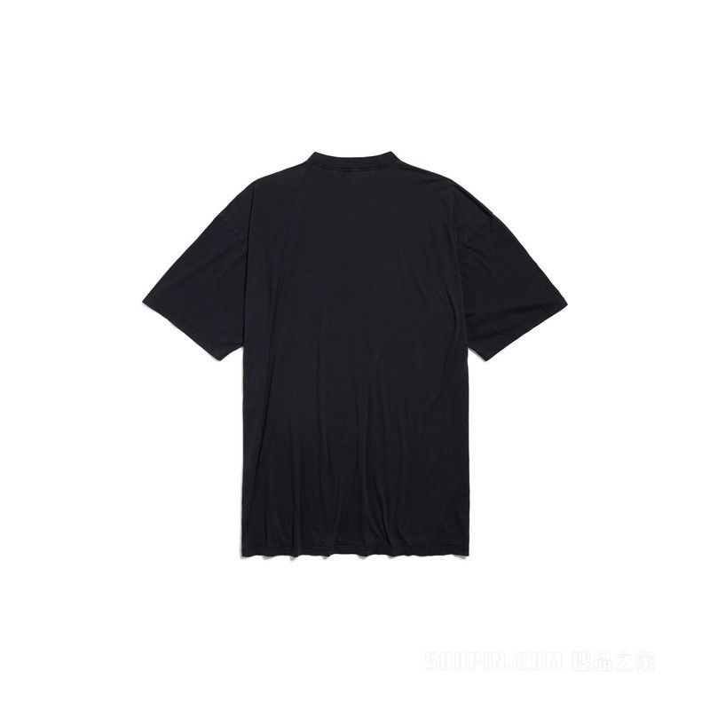 Balenciaga o1srvl11e0325 I Love Paris & Balenciaga T-Shirt in Black Size S / US 4 / IT 40 - 2 Thumbnail