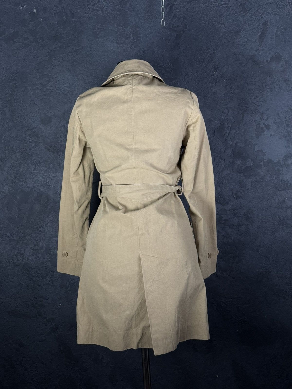 Helmut Lang Vintage Helmut Lang Women’s Double-Breasted Trench Coat 38 Size XS / US 0-2 / IT 36-38 - 11 Thumbnail