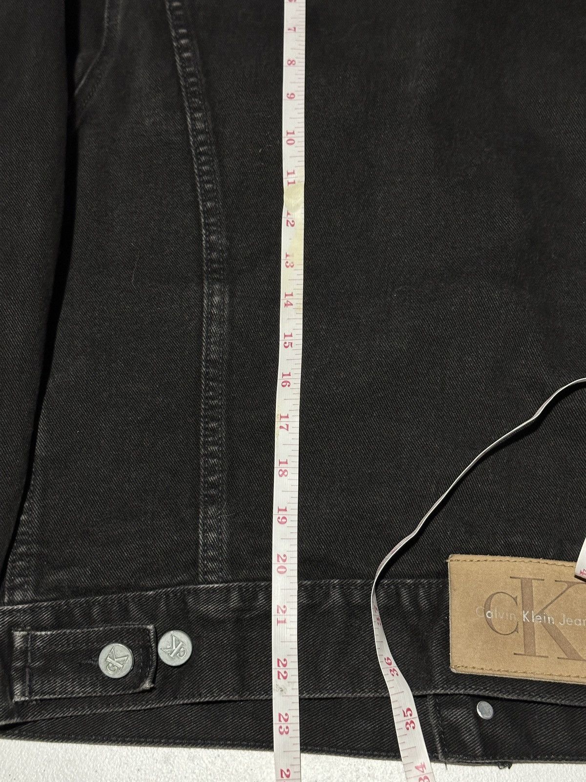 Calvin Klein Vintage Calvin Klein, jeans black denim trucker jacket Size US S / EU 44-46 / 1 - 11 Thumbnail