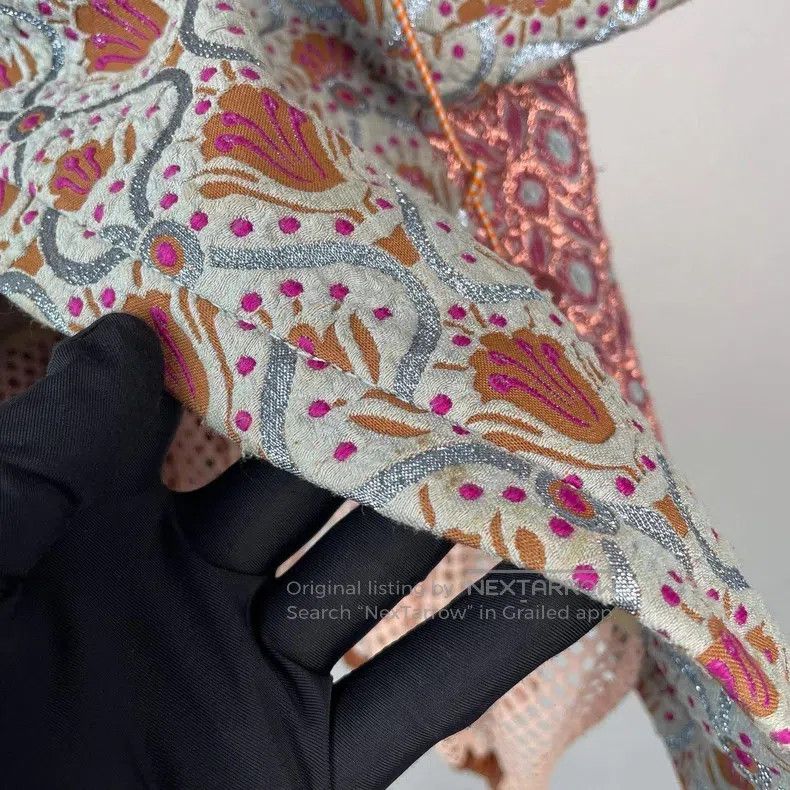 Louis Vuitton Louis Vuitton Show Embossed Doll Collar jacket Size XS / US 0-2 / IT 36-38 - 6 Thumbnail