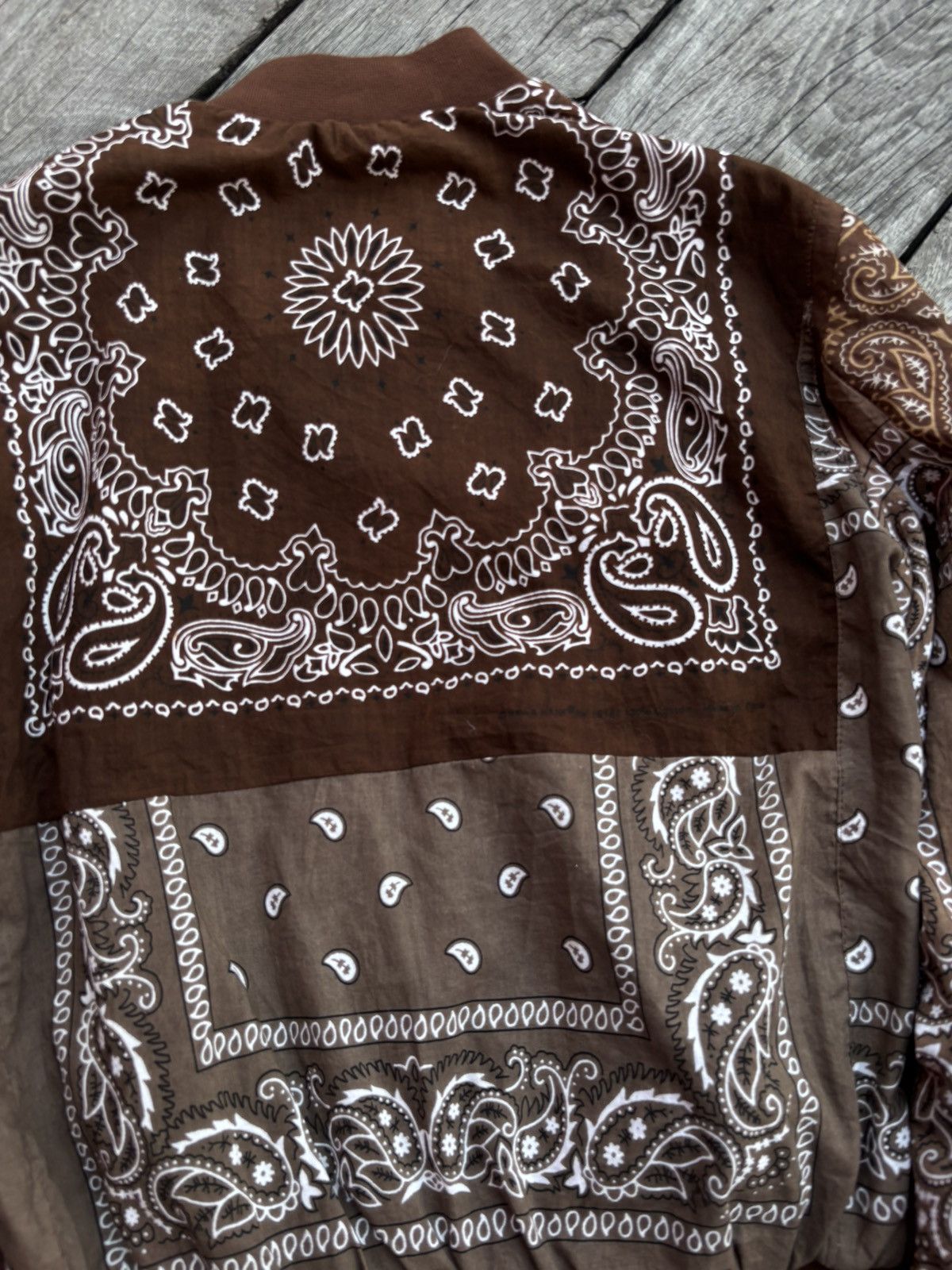 Handmade Bandana Brown Custom Made Jacket Size US L / EU 52-54 / 3 - 7 Thumbnail