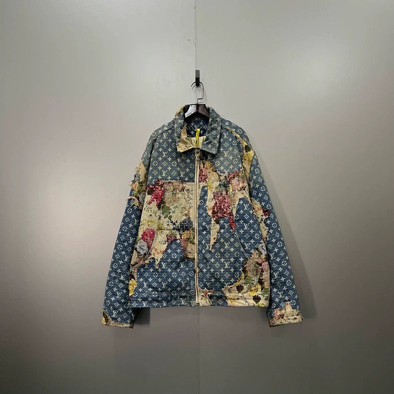Louis Vuitton Louis Vuitton Floral embroidered presbyopic jacket 2501-Ne Size US L / EU 52-54 / 3 - 1 Thumbnail