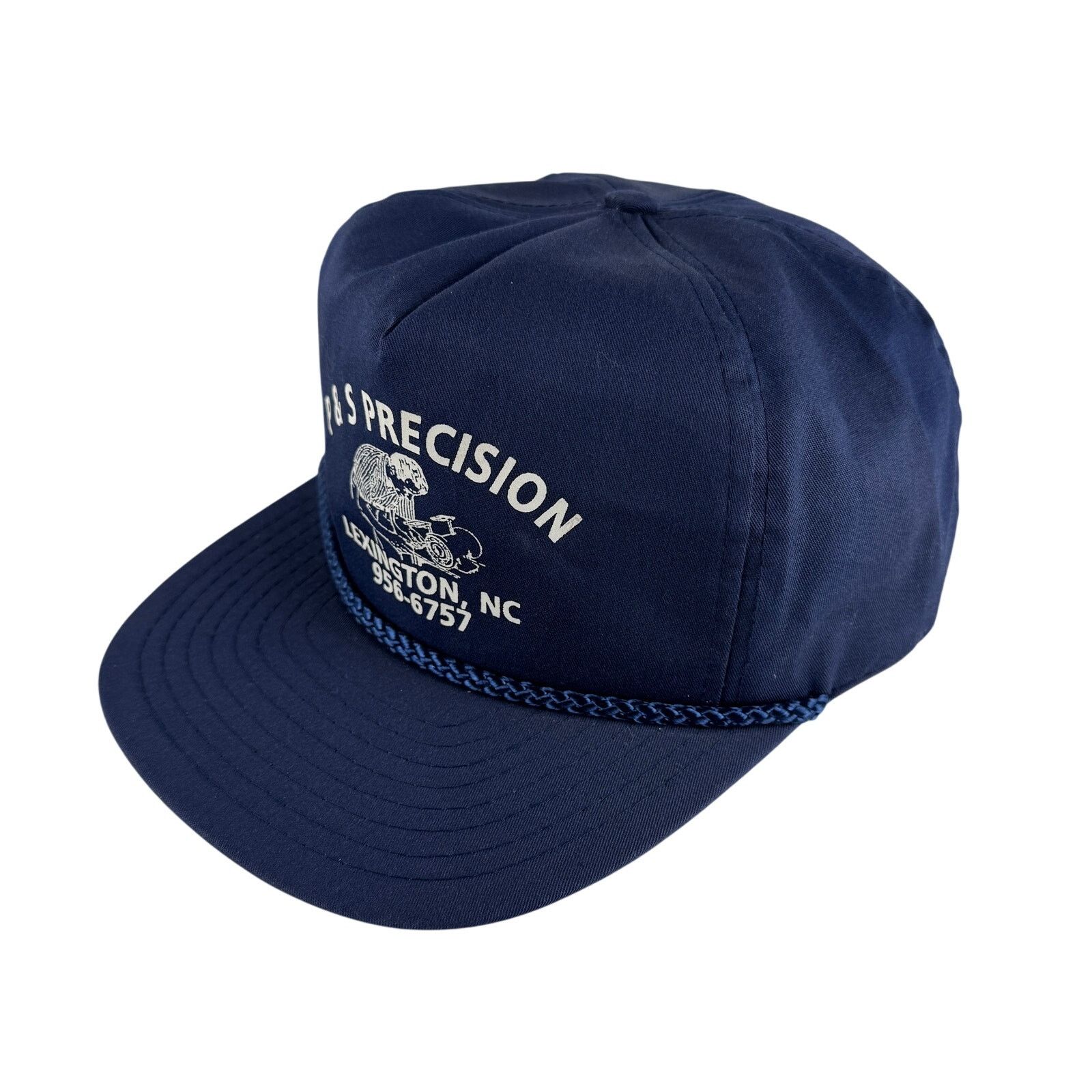 Nissan Vintage P&S Precision Lexington NC Trucker Hat Navy Snapback Size ONE SIZE - 4 Thumbnail