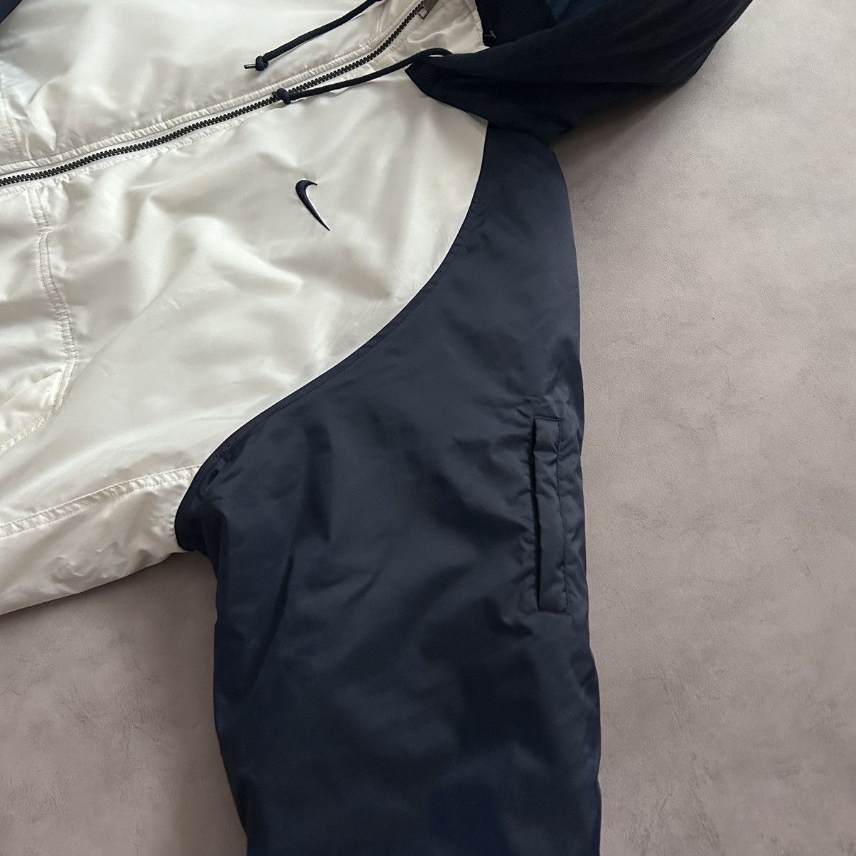 Nike Nike Men’s Dawn Jacket/Bomber Vintage Blue/White Size:L Size US L / EU 52-54 / 3 - 3 Thumbnail