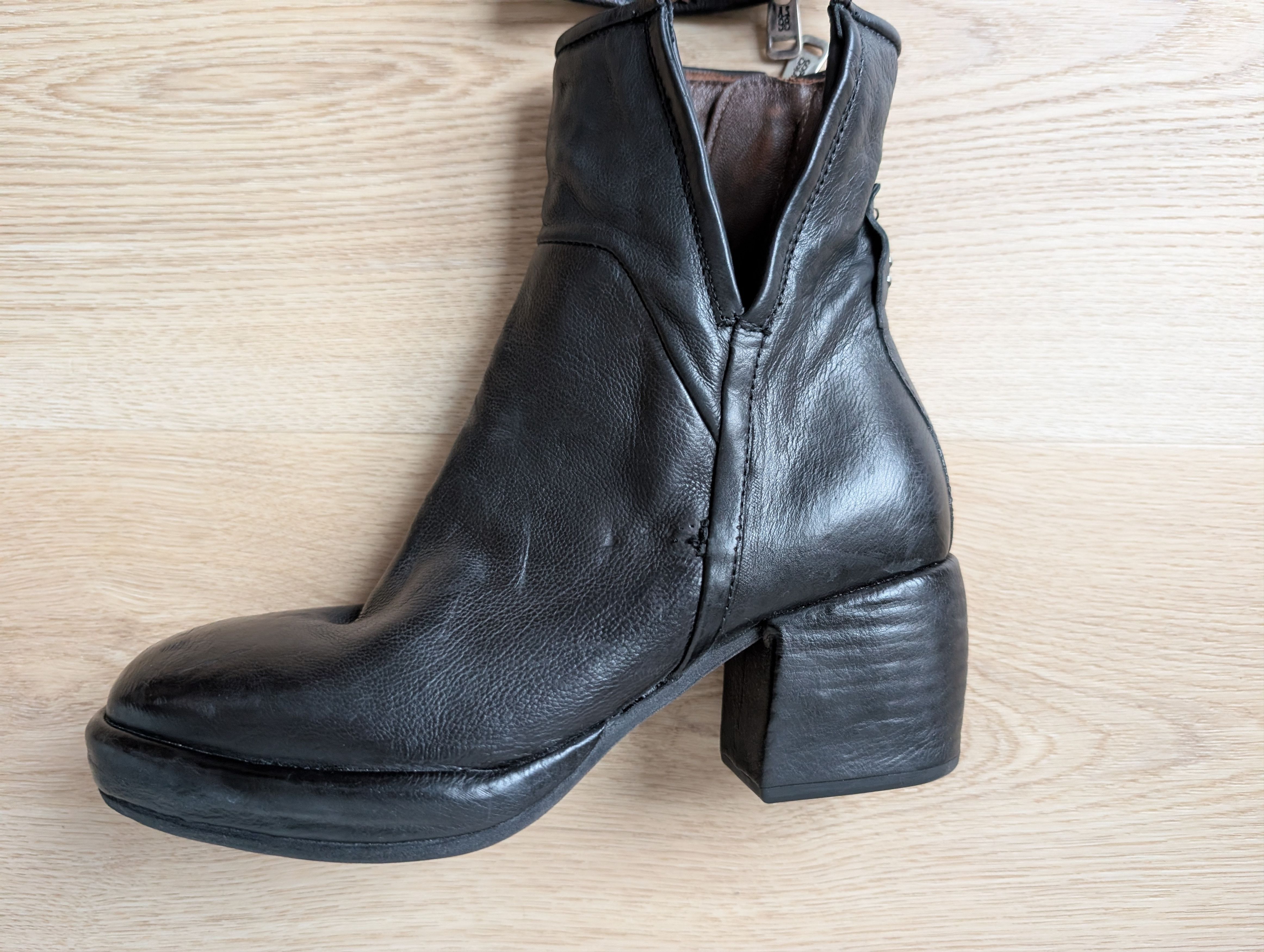 A.S.98 A.S 98 Airstep Ankle Boots Black Avant-Garde Biker Size US 6 / IT 36 - 4 Thumbnail