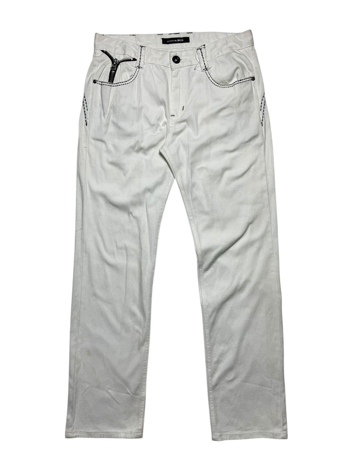 20471120 2000’s Lolita - Rear Zip Pocket Punk Style Pants Size US 32 / EU 48 - 1 Thumbnail
