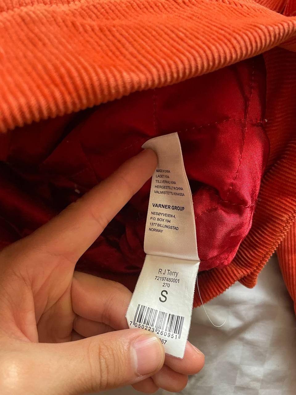 Other Vintage Velvet Bomber Jacket Baggy Retro Orange Size US S / EU 44-46 / 1 - 9 Thumbnail