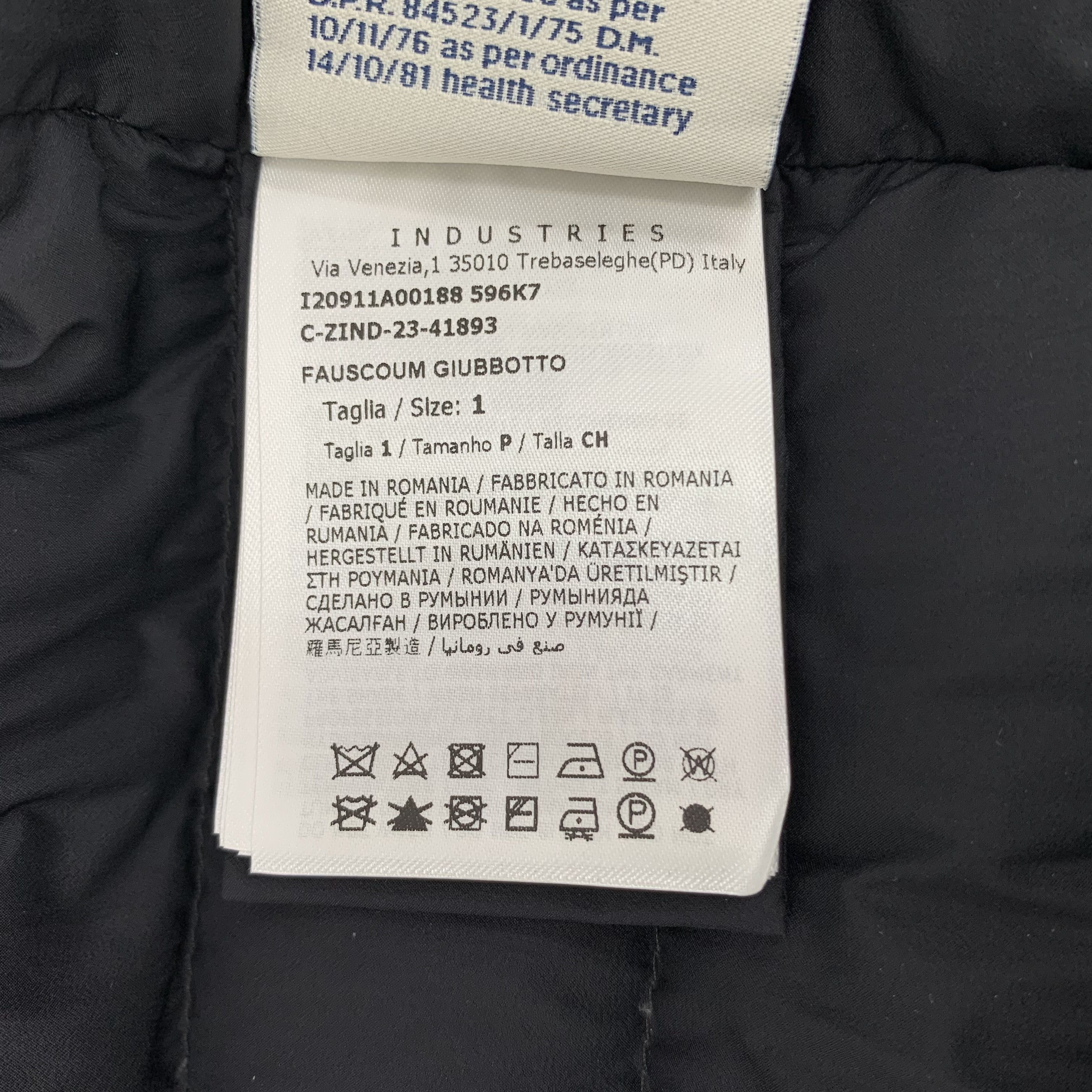 Moncler Moncler Fauscoum Colorblock Down Jacket (1/S) Size US S / EU 44-46 / 1 - 8 Thumbnail