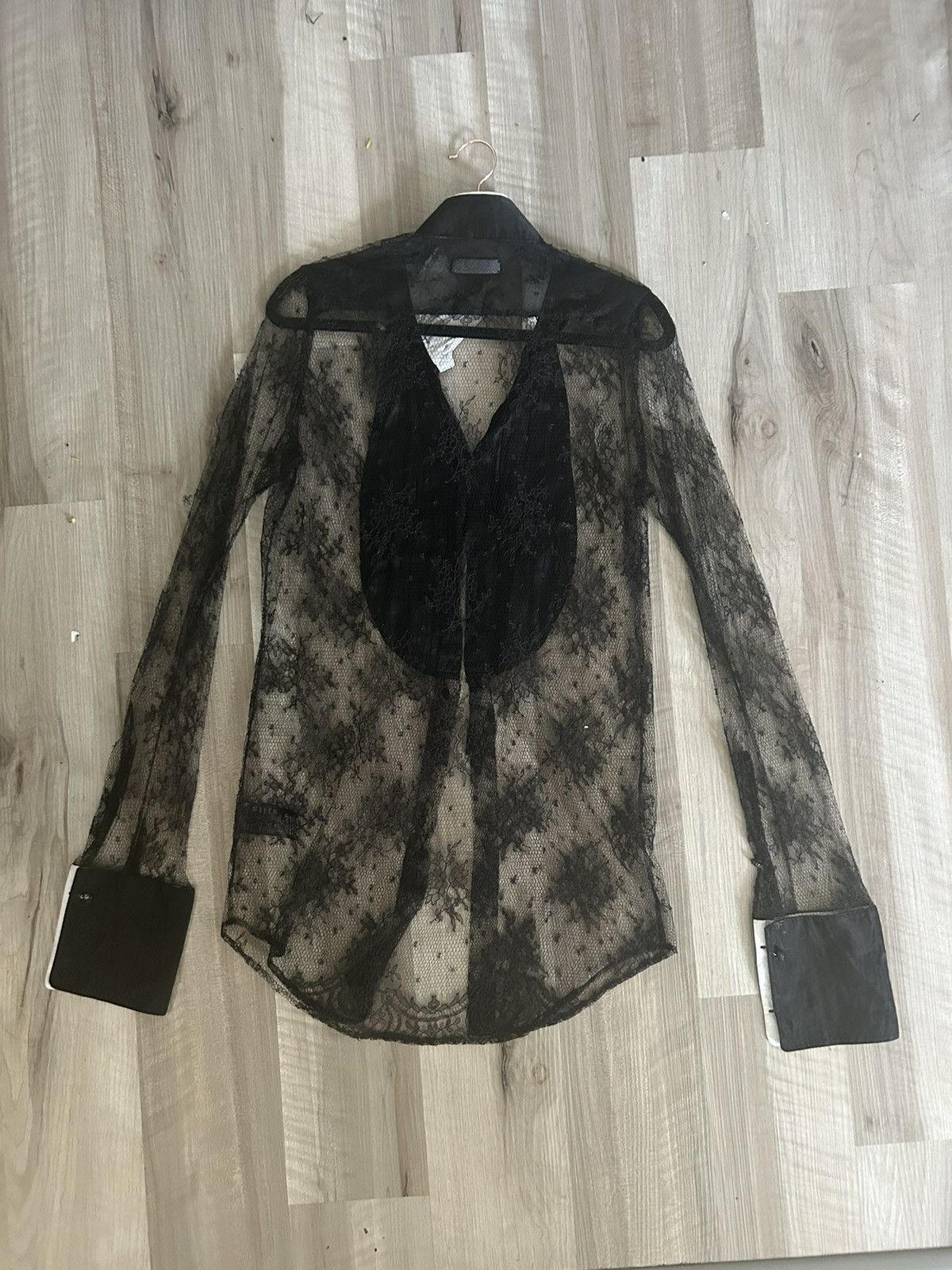 If Six Was Nine IFSIXWASNINE TXS4 LACE SILK BLOUSE Size US S / EU 44-46 / 1 - 5 Thumbnail