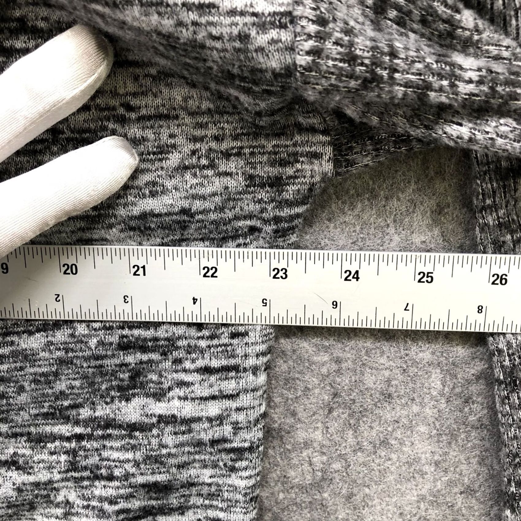 Vintage Tahari Cowl Neck Knit Pullover Sweater Womens M Gray Heather Lightweight Size M / US 6-8 / IT 42-44 - 6 Thumbnail