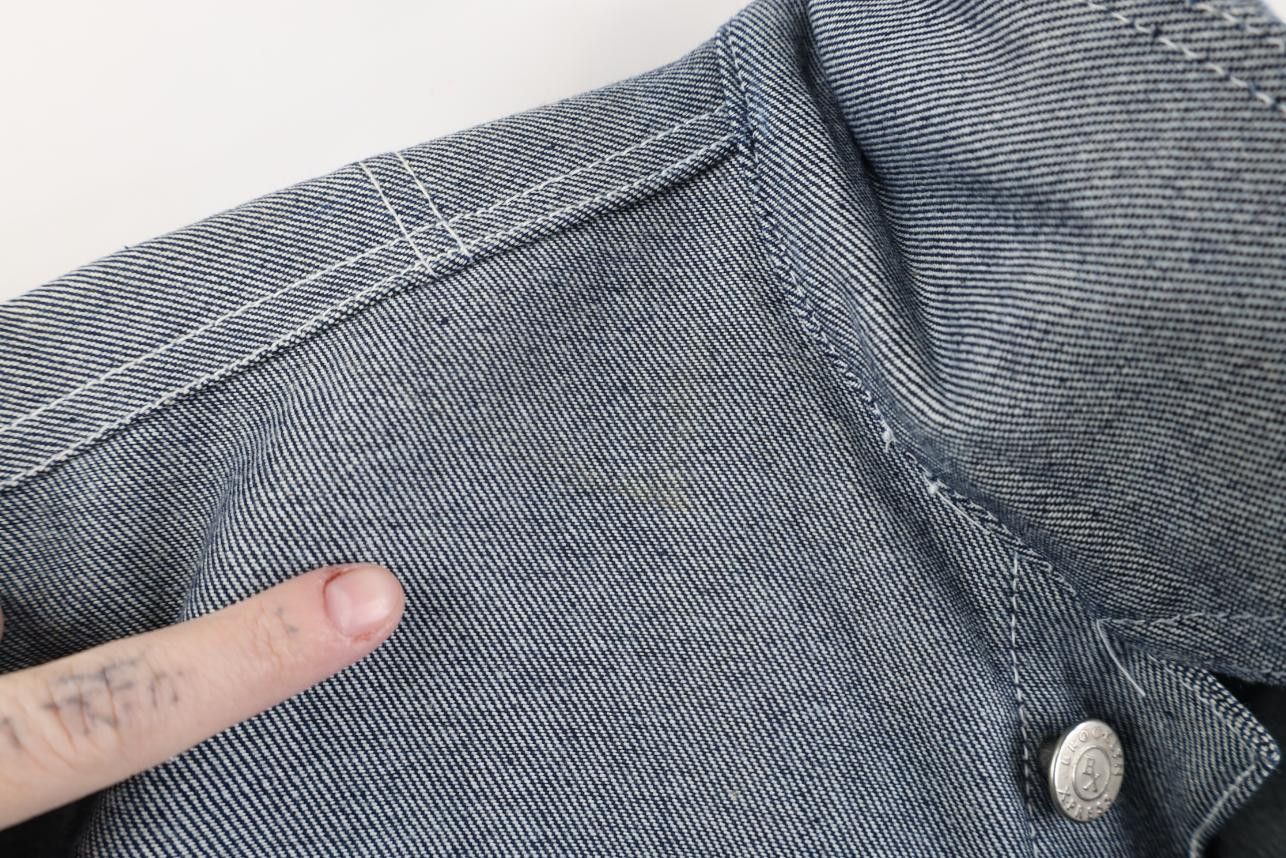 Vintage Deadstock Vintage 90s Y2K Streetwear Denim Trucker Jacket Size US L / EU 52-54 / 3 - 10 Thumbnail