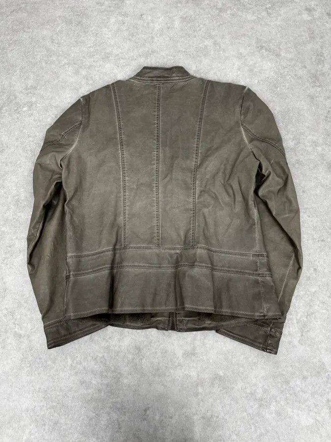 Vintage 2000s Archive Khaki Napoleon Officier Military Jacket Size M / US 6-8 / IT 42-44 - 4 Thumbnail