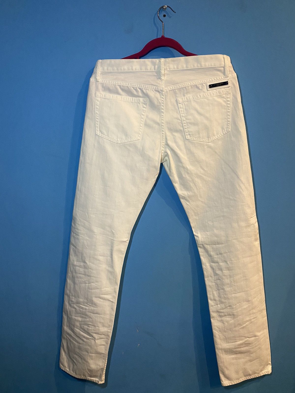 Burberry × Designer Burberry Brit White Pants 33x34 Size US 33 - 6 Thumbnail