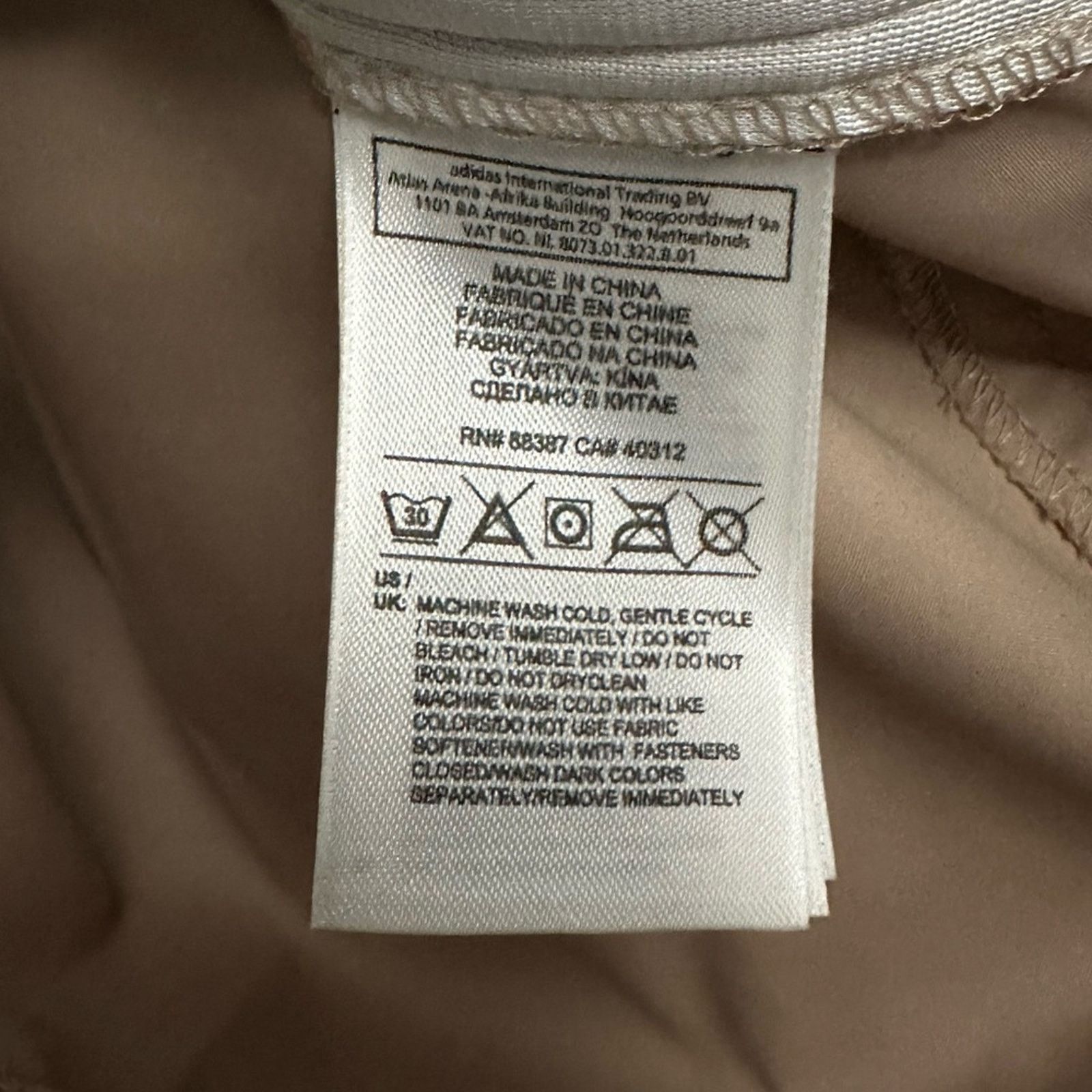 Adidas Adidas Pullover 1/4 Zip Windbreaker ClimaProof TanMen Medium Size US M / EU 48-50 / 2 - 6 Thumbnail