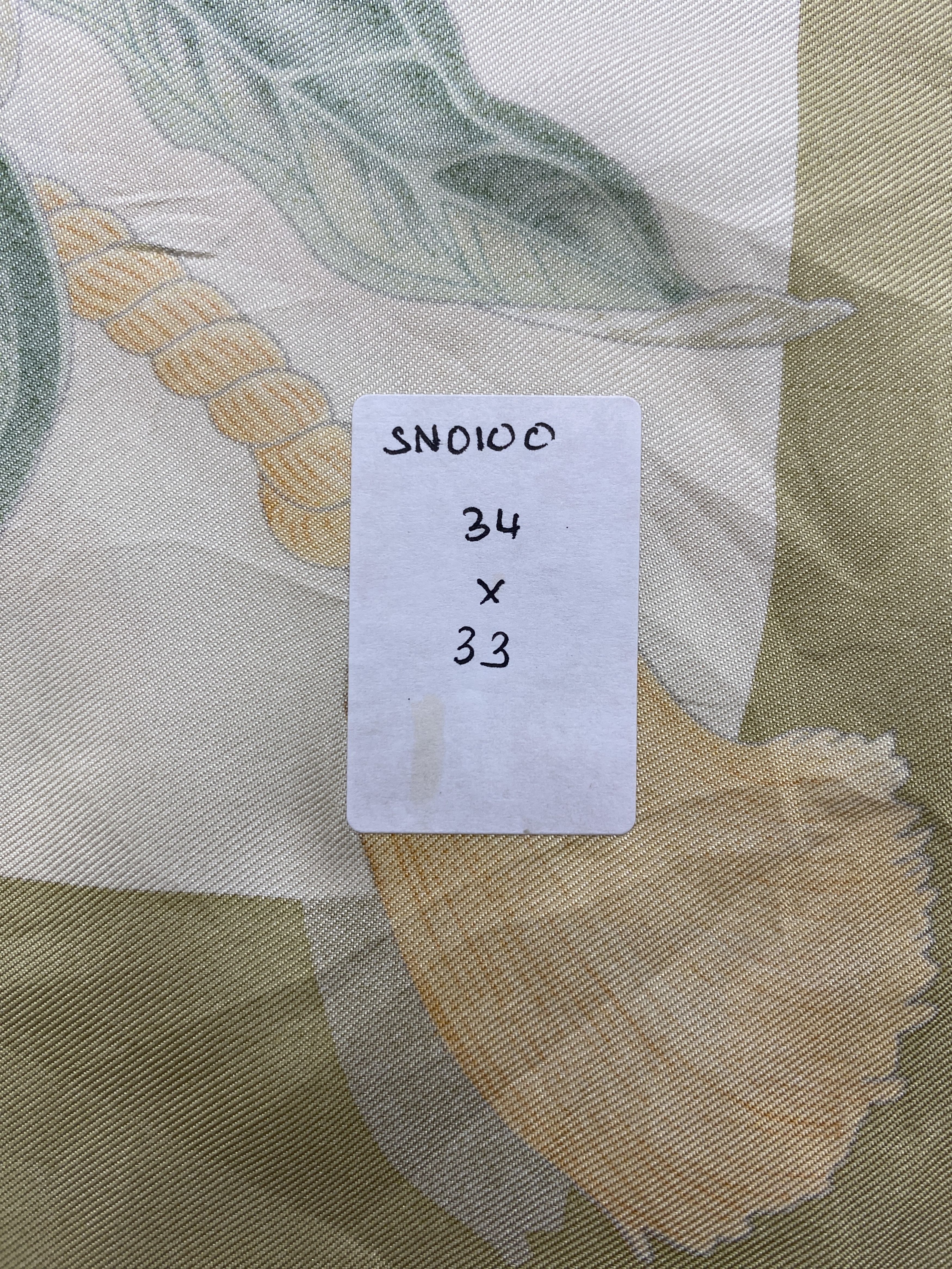 Japanese Brand Vintage Japanese Brand Floral Silk Scarf SN0100 Size ONE SIZE - 10 Thumbnail