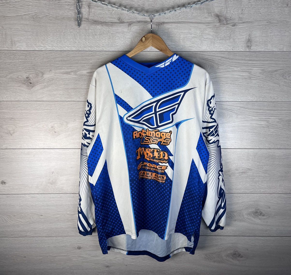 Other Racer motorcycle racing Moto T-shirt jersey size L Parky #46 Size US L / EU 52-54 / 3 - 1 Thumbnail