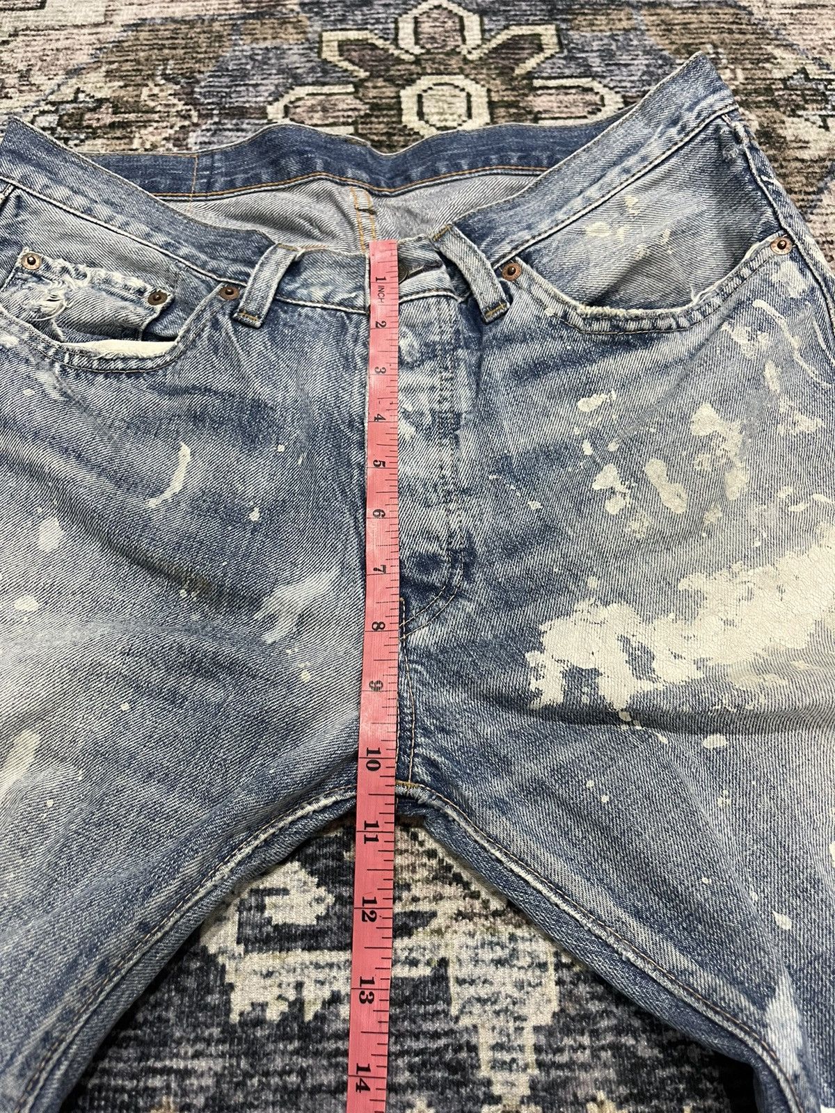 Hysteric Glamour Vintage Hysteric Glamour RNA Selvedge Paint Splash Denim Size US 33 - 16 Thumbnail