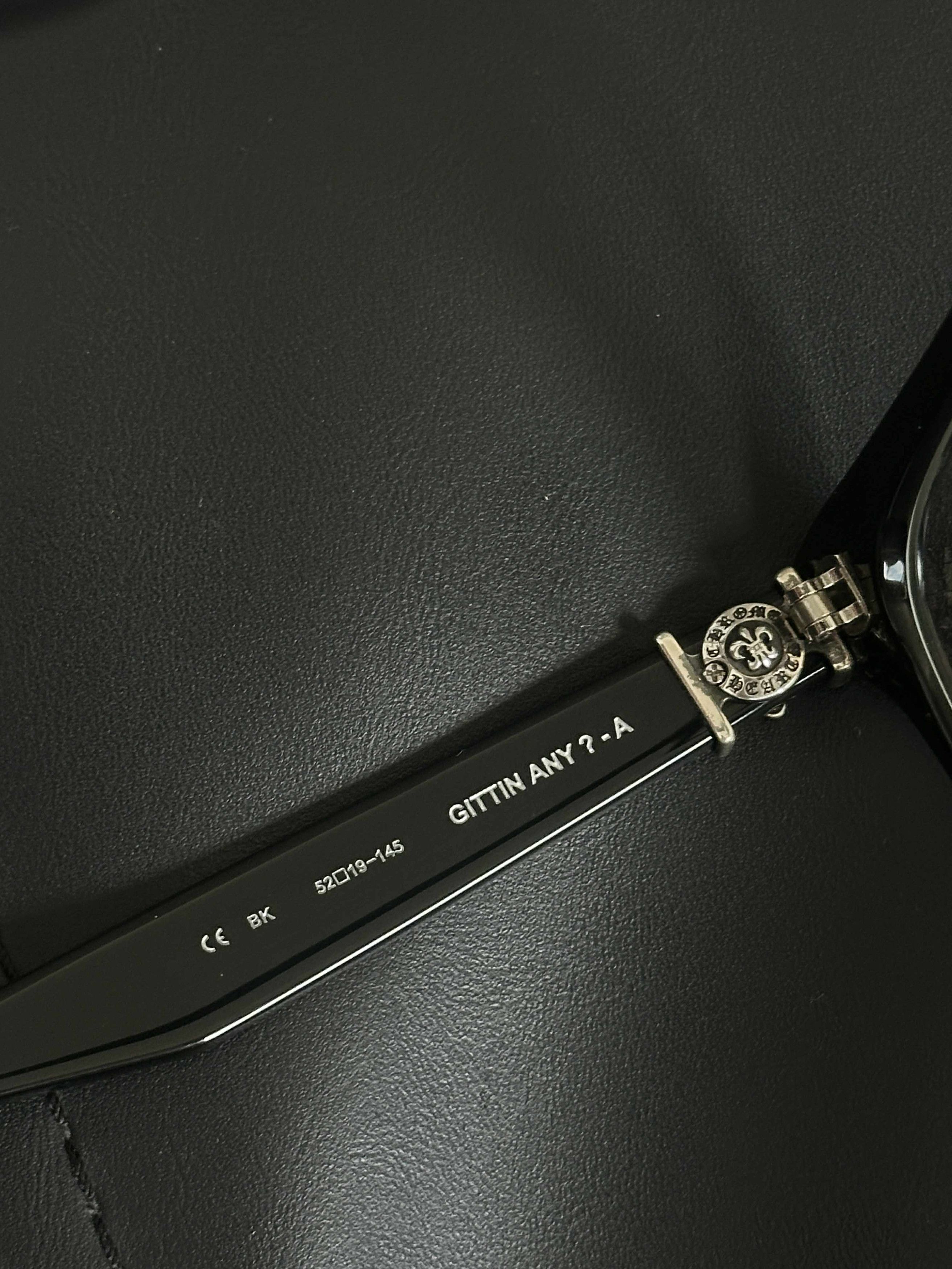 Chrome Hearts CHROME HEARTS GITTIN ANY?-A BLACK Size ONE SIZE - 6 Thumbnail