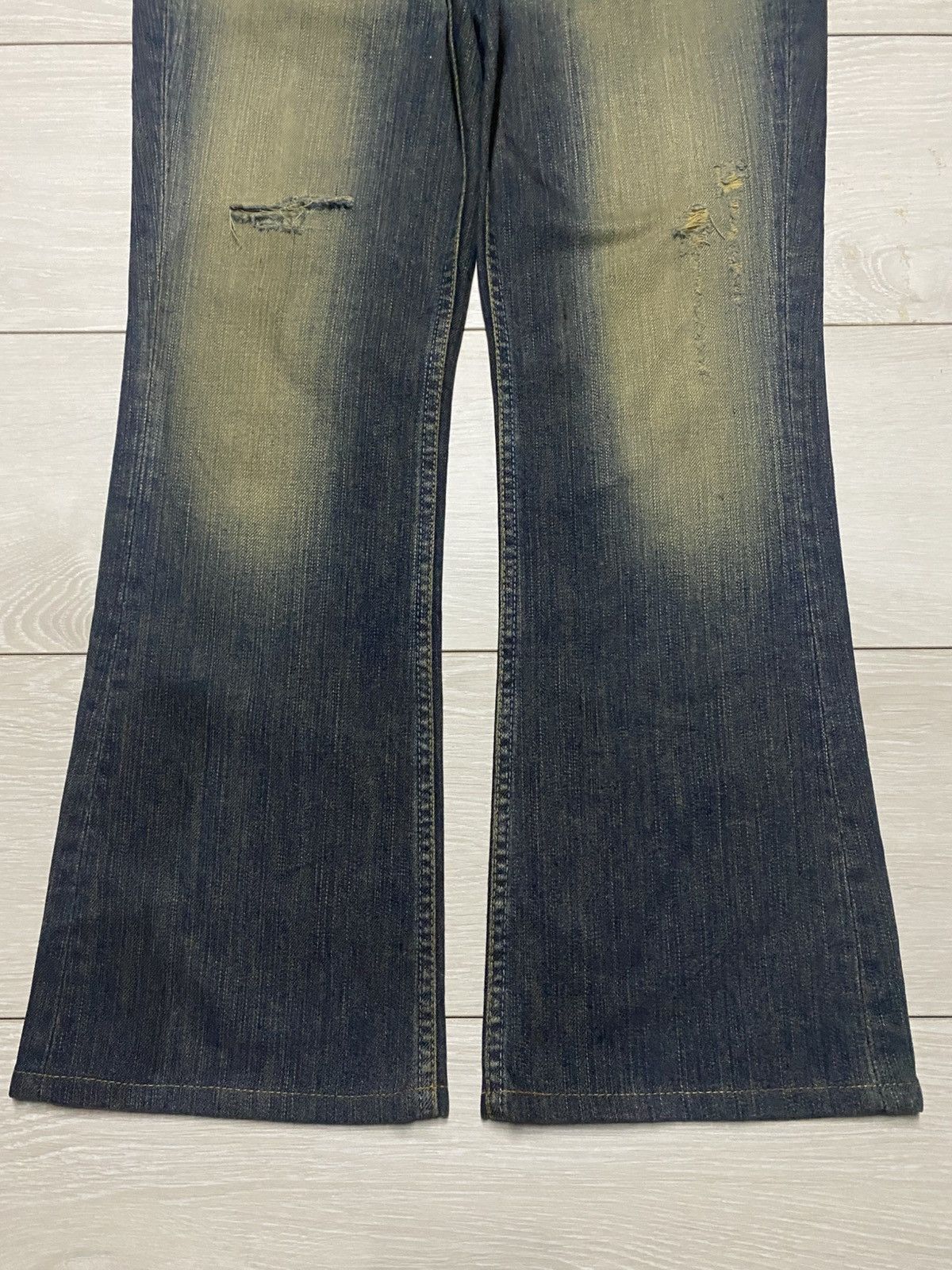 Japanese Brand japan Brand Sweet Camel Mud Wash Flare Woman Jeans Size US 32 / EU 48 - 5 Thumbnail