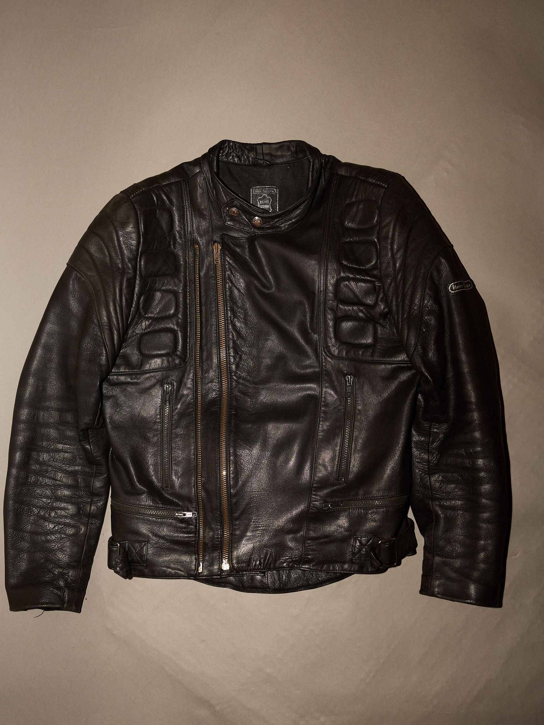 Vintage Vintage Black Leather Biker Jacket Size US S / EU 44-46 / 1 - 4 Thumbnail