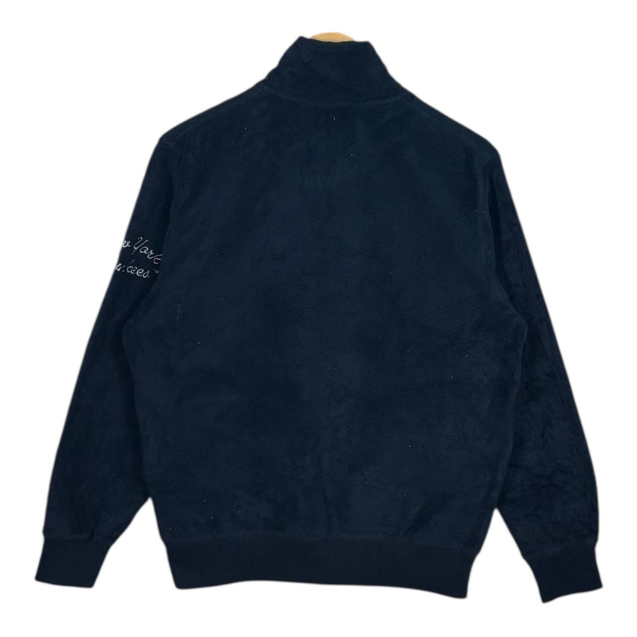 New York Yankees Vintage New York Yankees MLB 1/4 Zip Fleece Navy Blue Jacket Size US L / EU 52-54 / 3 - 2 Thumbnail