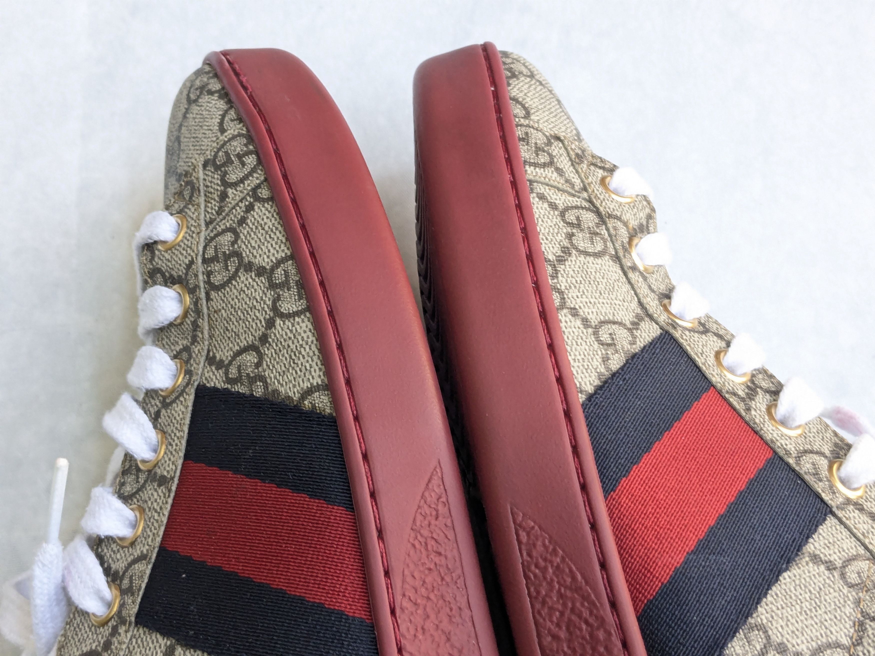 Gucci Gucci Ace GG Supreme Sneakers 429445 Red 8.5 Size US 8.5 / EU 41-42 - 9 Thumbnail