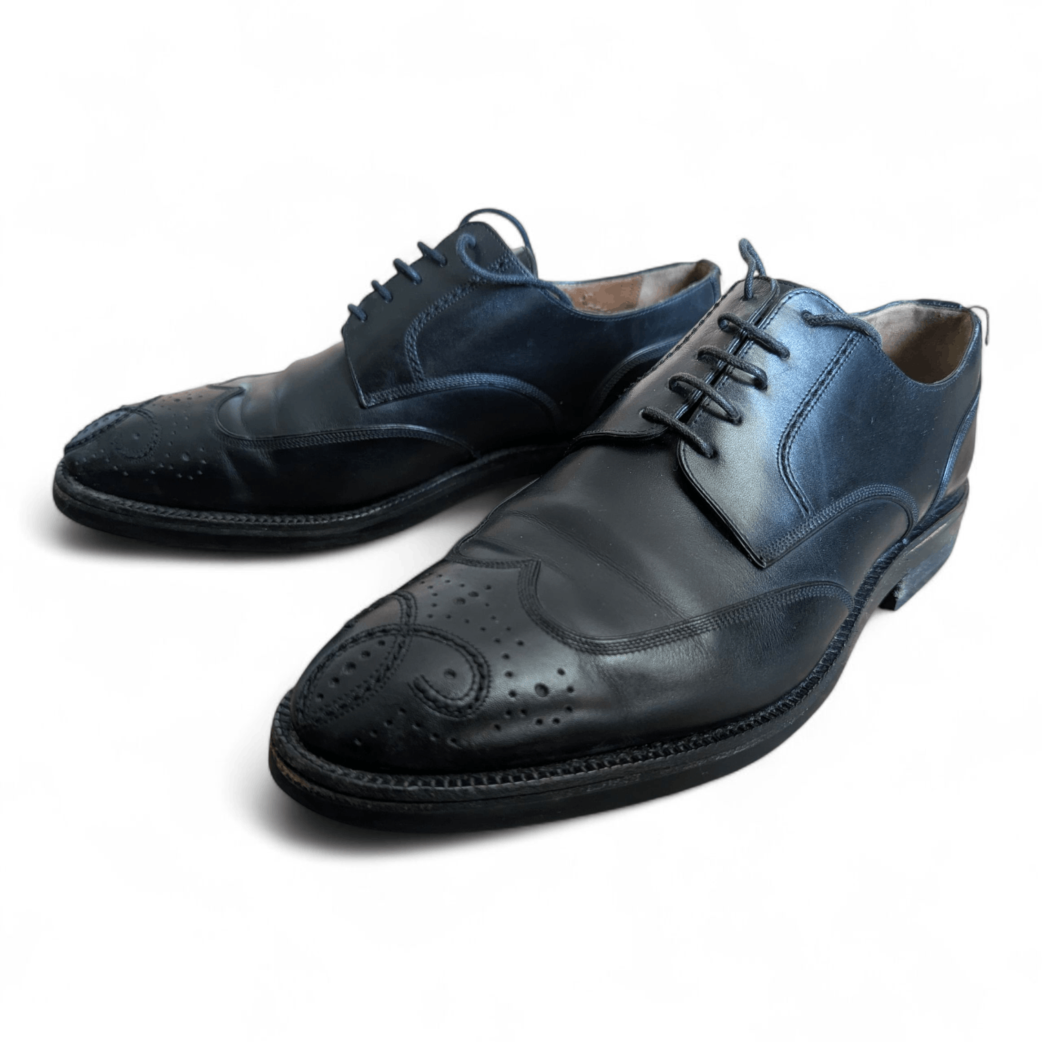 Bally Bally Scribe Wingtip Derby Brogues Goodyear Welted Size US 7 / EU 40 - 18 Thumbnail