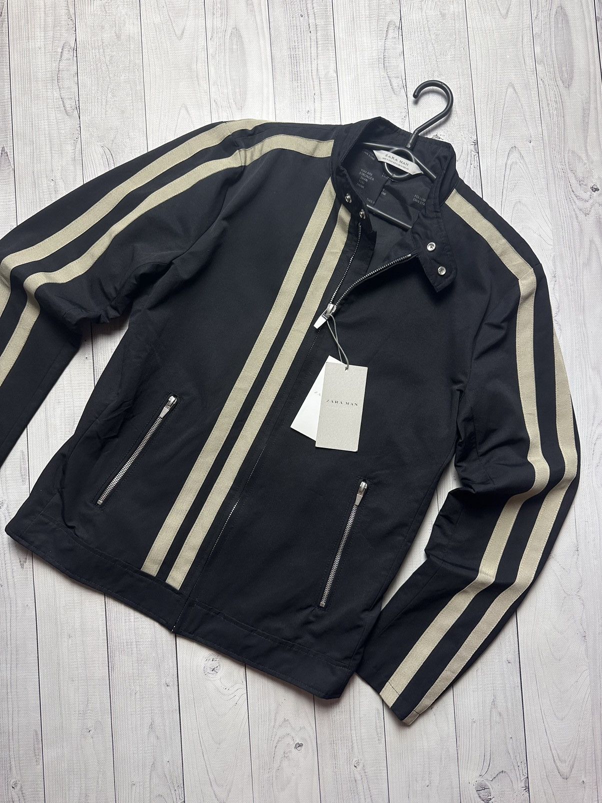 Vintage Vintage Racing jacket size M Zara rare line Size US M / EU 48-50 / 2 - 2 Thumbnail
