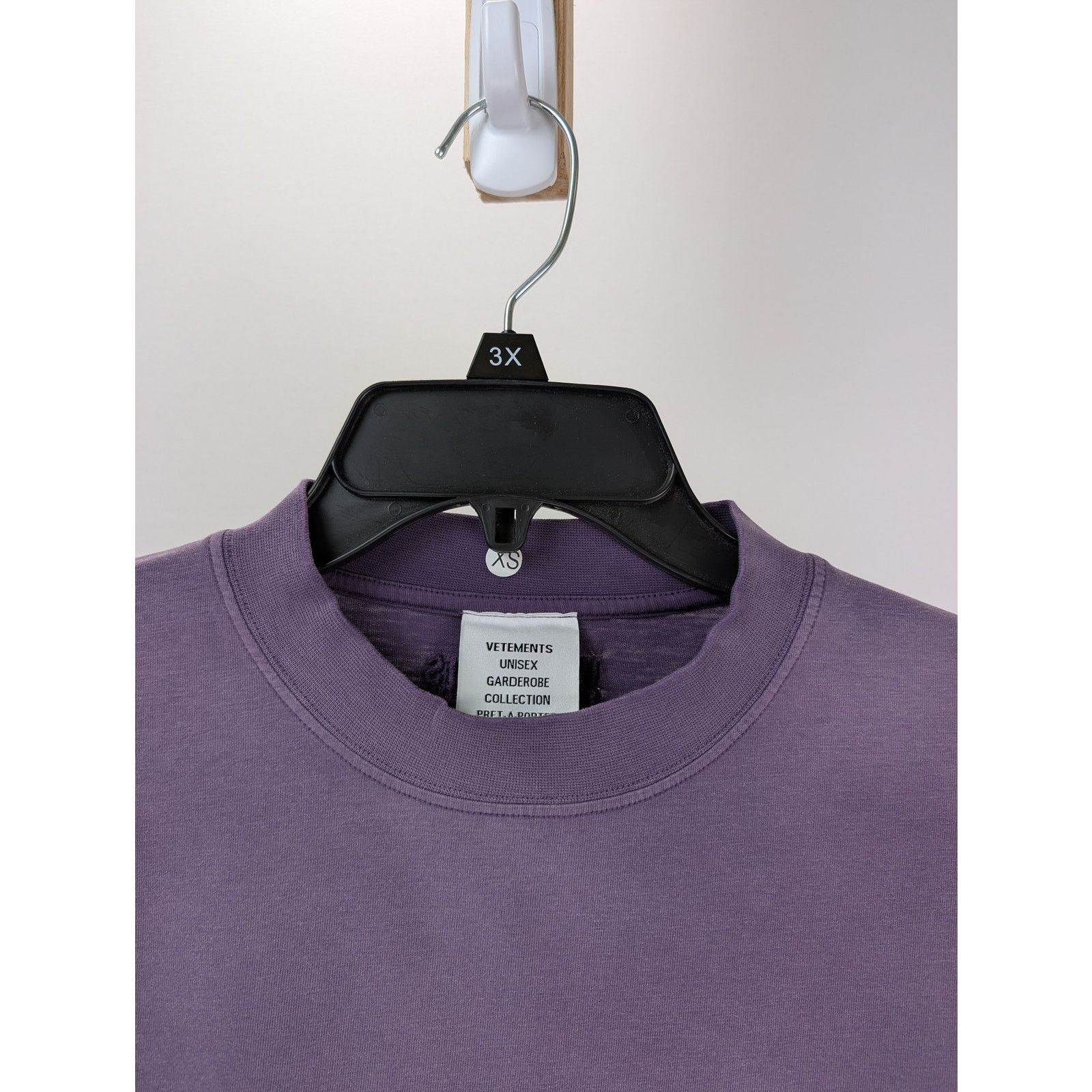 Vetements o1rshd1 Infinite Logo T-Shirt in Purple Size US XS / EU 42 / 0 - 6 Thumbnail