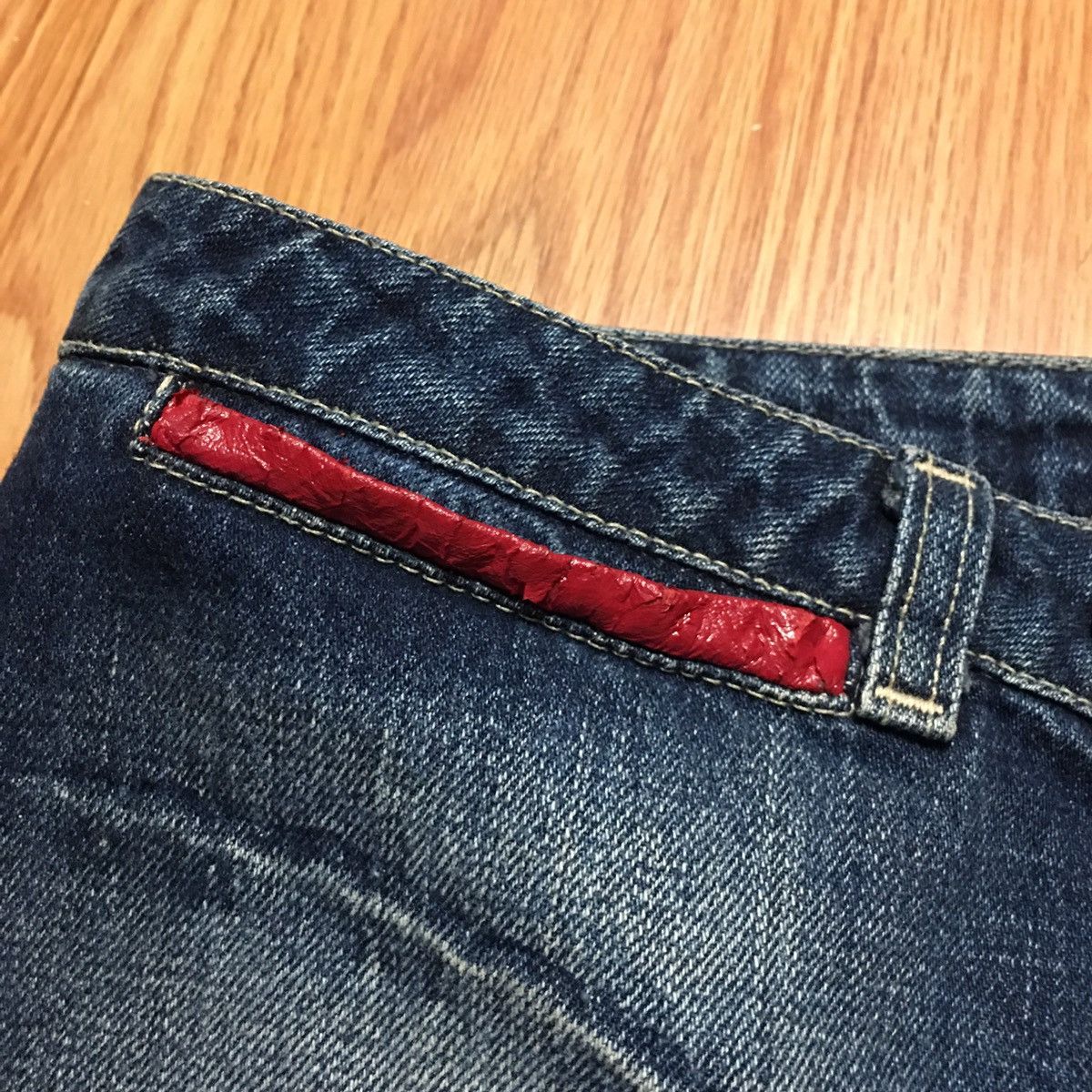 Versace × Versace Jeans Couture VERSACE Jeans Couture Denim Blue Designer Mini Skirt Size 32" / US 10 / IT 46 - 11 Thumbnail