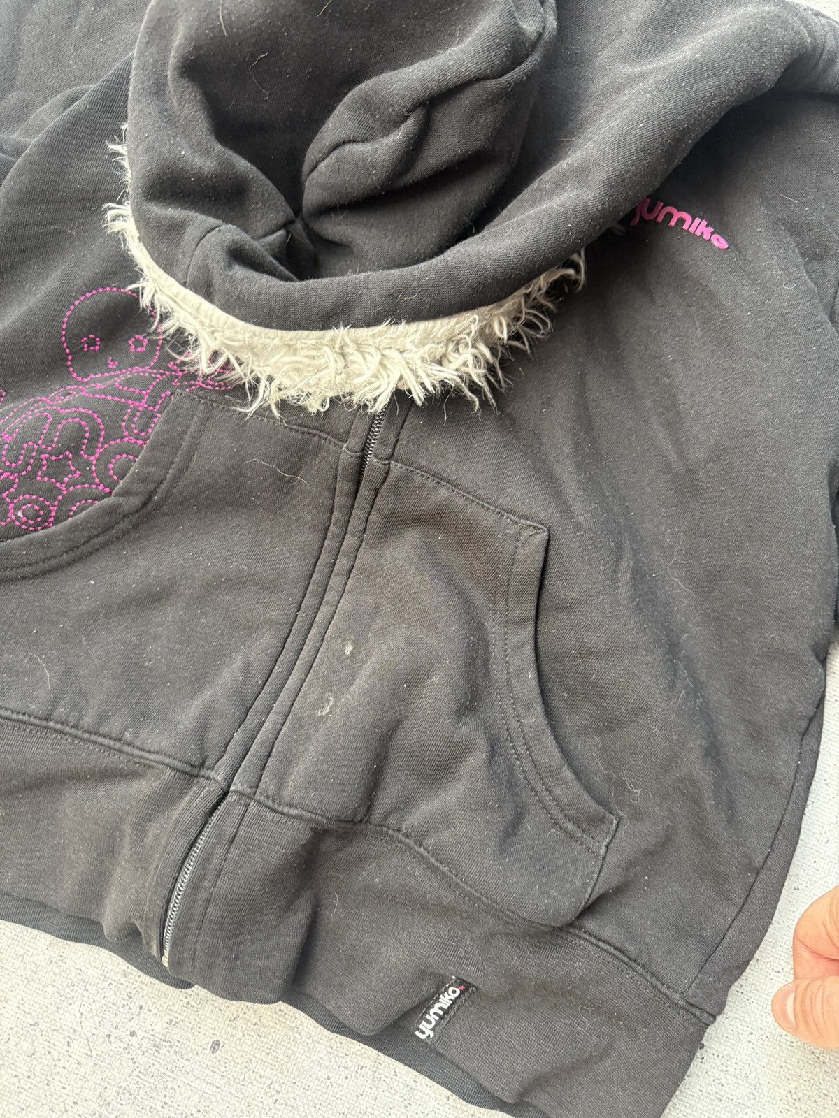 Abercrombie & Fitch Abercrombie and Fitch Japanese Fur Hoodie Y2K Hysteric Style Size US S / EU 44-46 / 1 - 7 Thumbnail