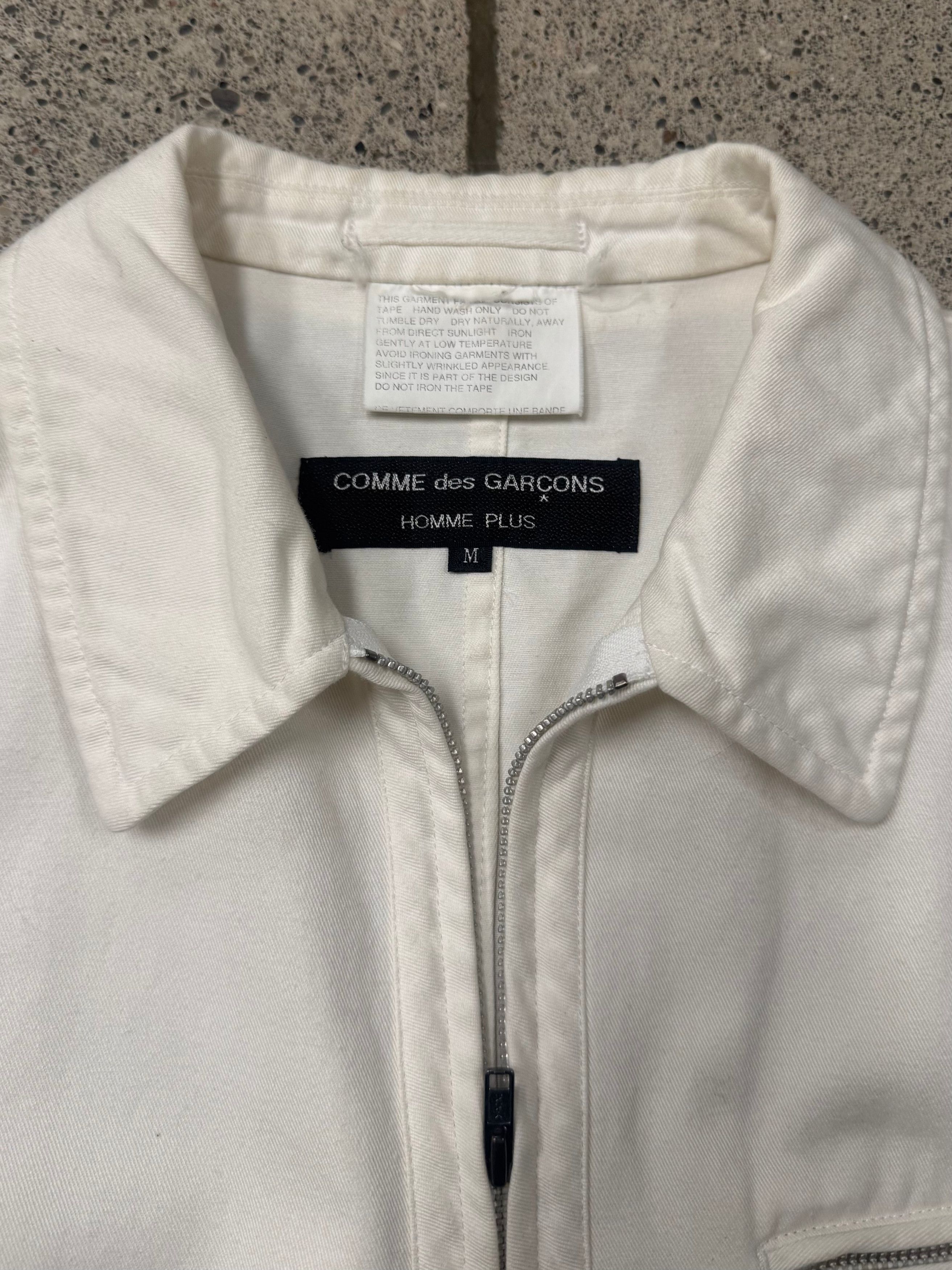 Comme des Garcons SS1992 CDG Homme Plus ‘3M Strip’ Zip-Up Work Jacket Size US M / EU 48-50 / 2 - 2 Thumbnail