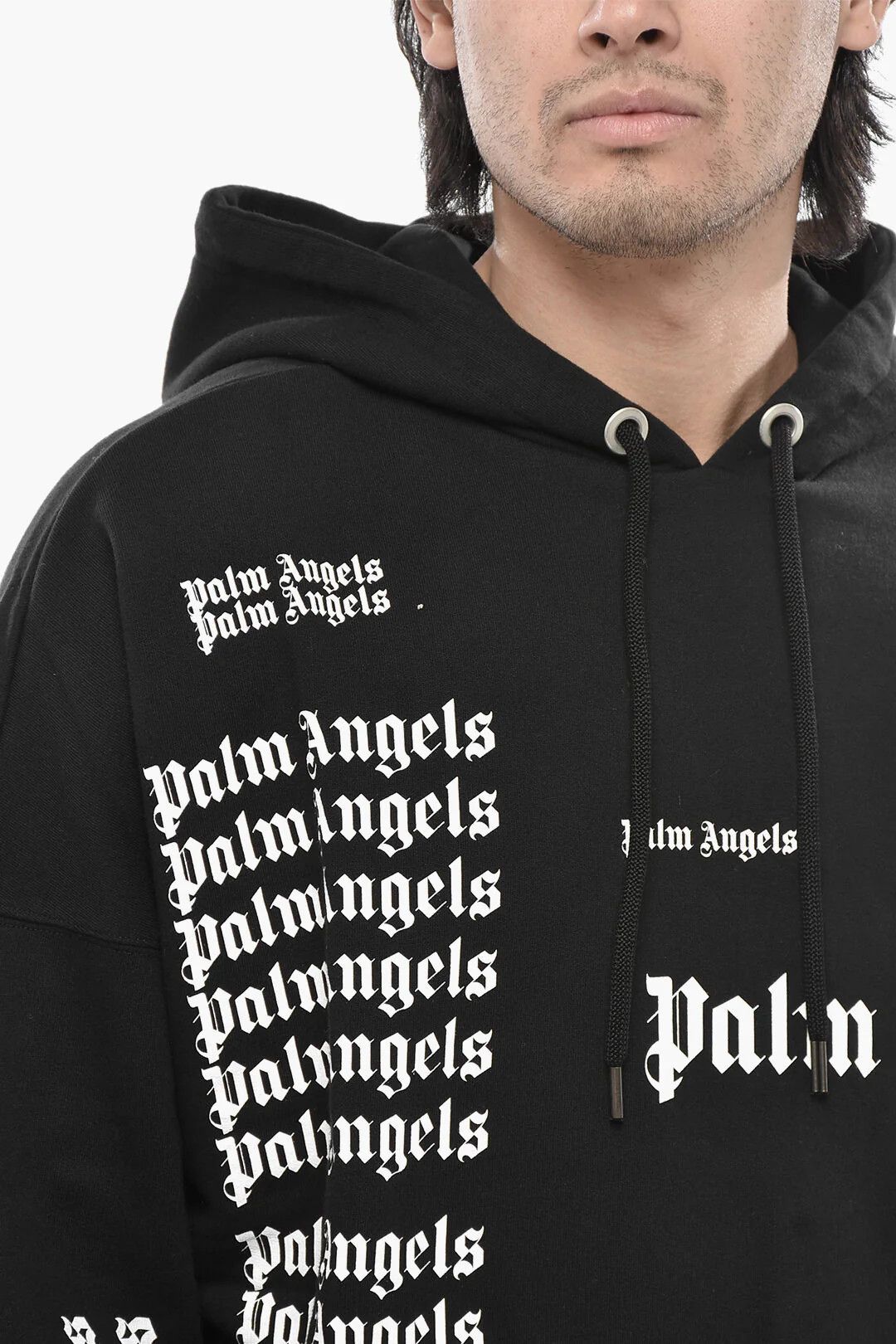 Palm Angels og1mm0326 Cotton Hoodie in Black Size US M / EU 48-50 / 2 - 3 Thumbnail