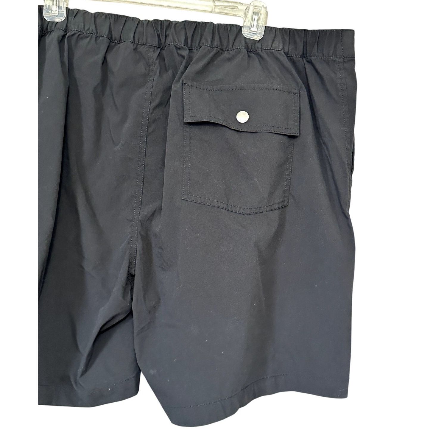 Treasure & Bond Treasure & Bond Chino Shorts Flat Front Slim Fit Black 2XL Size US 42 / EU 58 - 7 Thumbnail