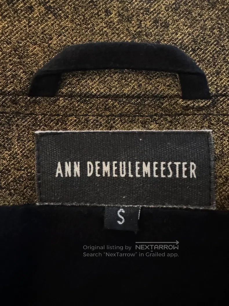 Ann Demeulemeester Ann Demeulemeester Black and Gold Saint Fighter Biker Vest Size US S / EU 44-46 / 1 - 4 Thumbnail