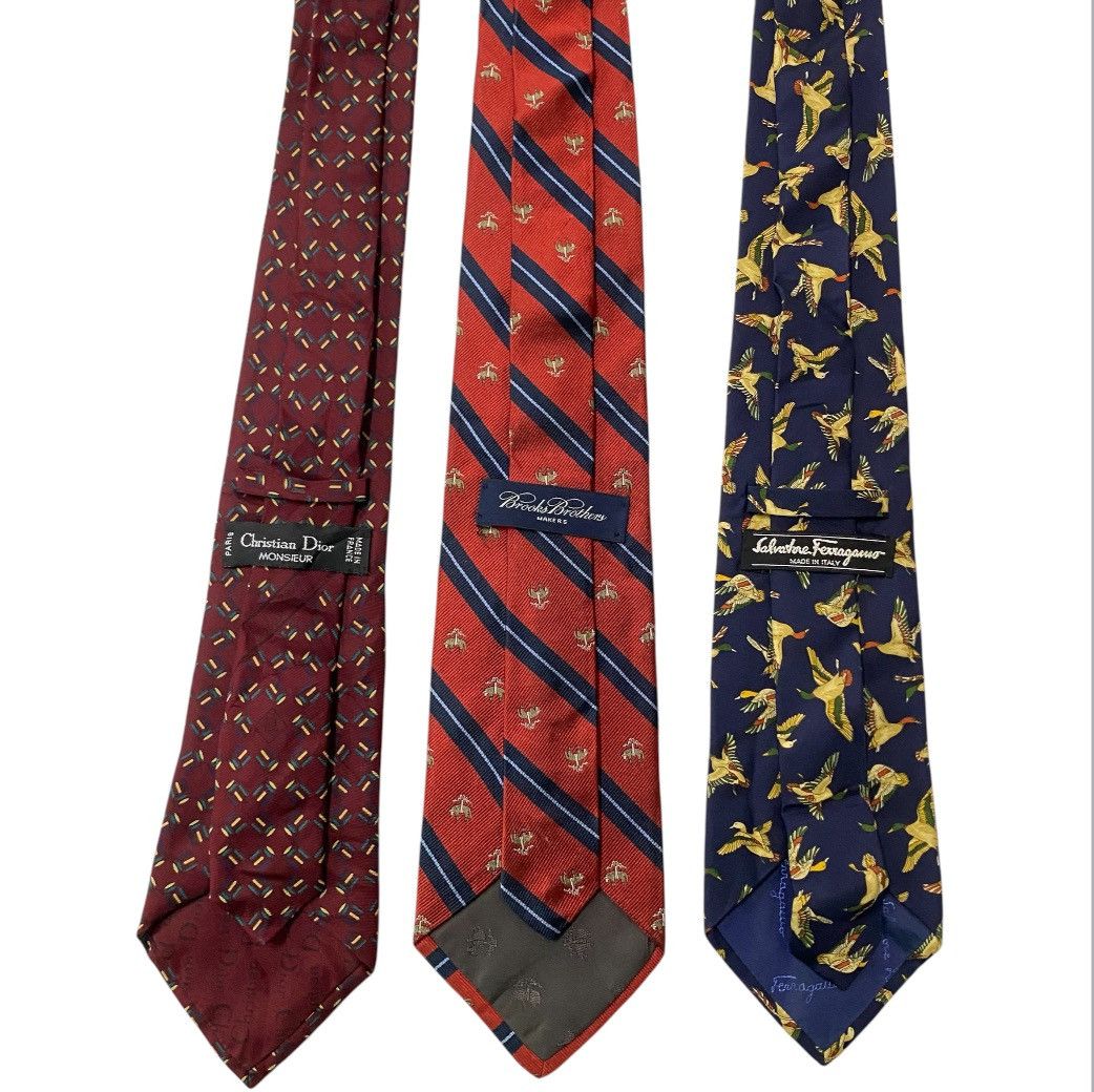 Brooks Brothers × Christian Dior Monsieur × Vintage Combo 3pc Vintage Men’s Tie Christian dior , brooksbrother Size ONE SIZE - 6 Thumbnail