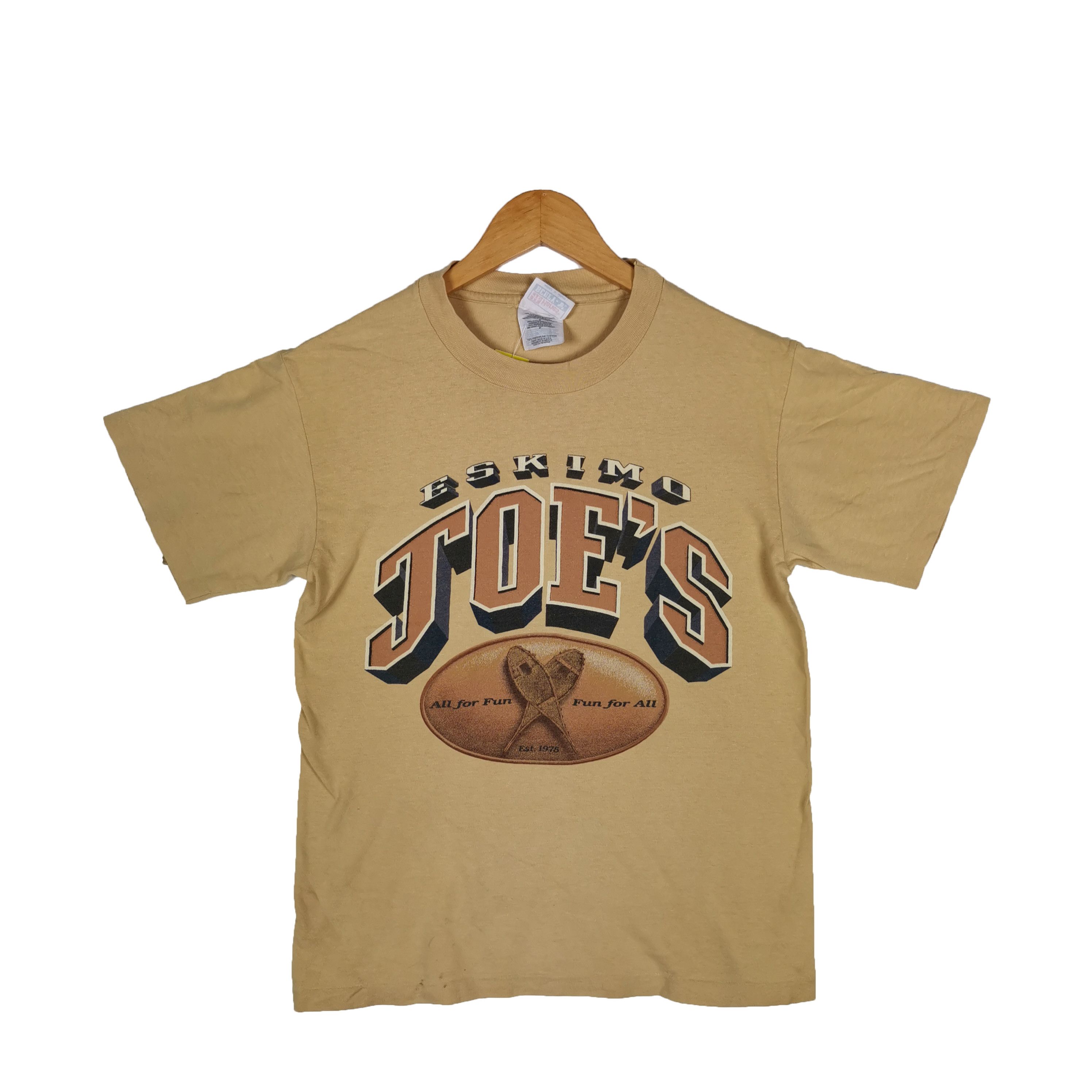 Vintage Vintage 90s Eskimo Joe's T-Shirt Travel Novelty Tees Size US S / EU 44-46 / 1 - 1 Thumbnail