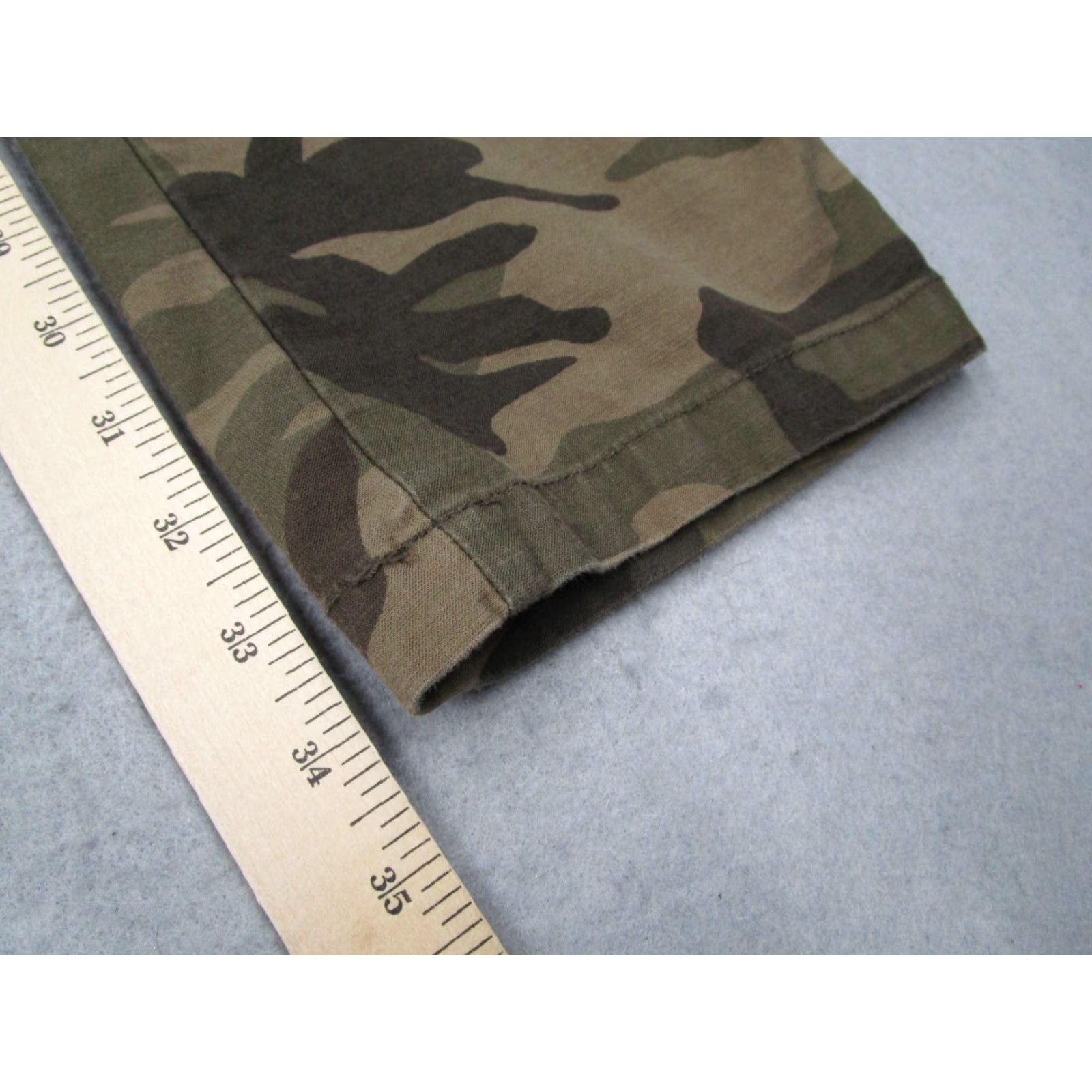 United Arrows United Arrows Pants Mens 32 Green Camouflage Cargo Work Cotton Blend Canvas Pockets Regular Fit Casual Outdoor Summer Winter Spring Fall 32x34 Mens Size US 32 / EU 48 - 7 Thumbnail