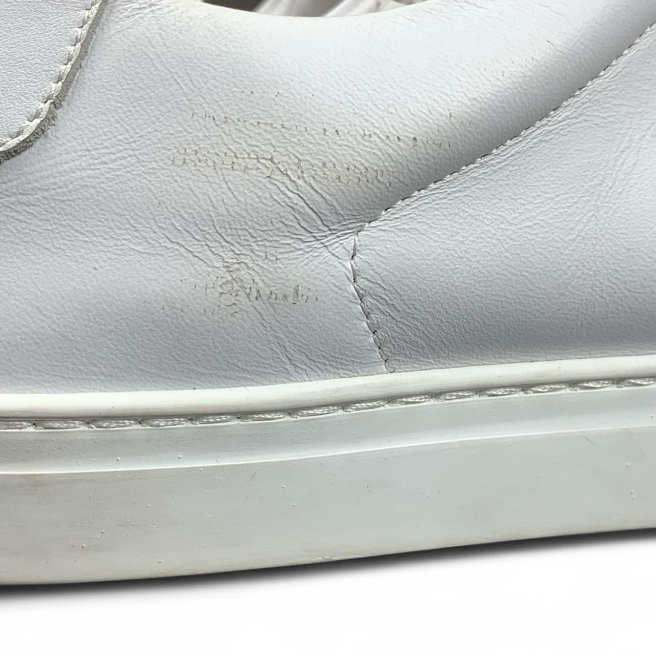 Burberry BURBERRY White Leather Sneakers Size US 10 / IT 40 - 5 Thumbnail
