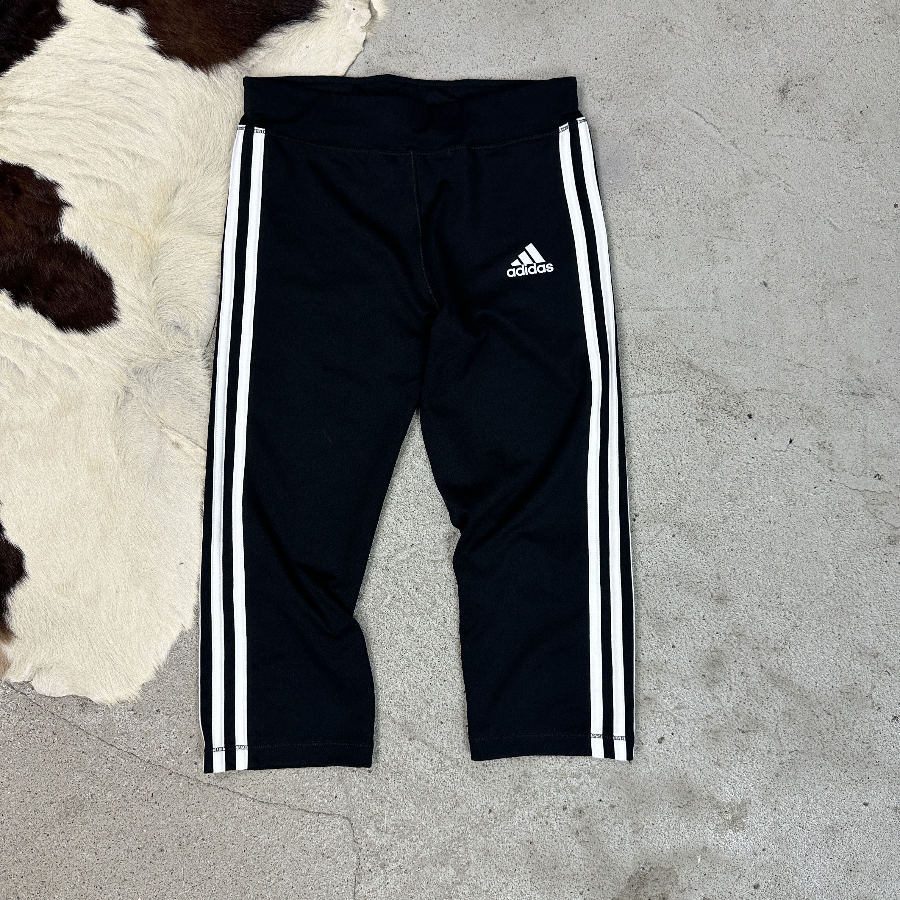 Adidas × Vintage Vintage Sportswear Athleisure 00s Capri Adidas Leggins Size 25" / US 0 / IT 36 - 2 Thumbnail