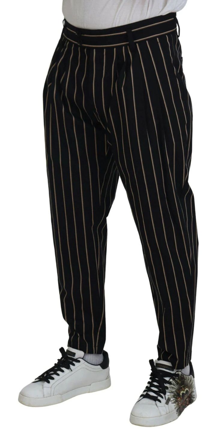 Dolce & Gabbana o1y0125 Casual Pant in Black/Beige Size US 28 / EU 44 - 4 Thumbnail