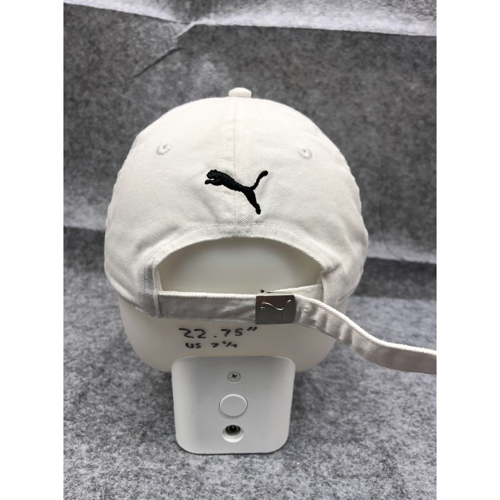 Puma PUMA Hat Cap Strap Back Adult One Size White Cotton Logo Outdoor Size ONE SIZE - 6 Thumbnail