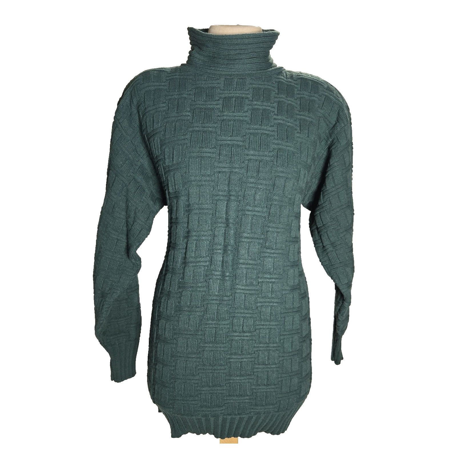 & Other Stories Courtney Rhodes Sweater Vintage S Wool Blend Basket Weave Size S / US 4 / IT 40 - 1 Thumbnail