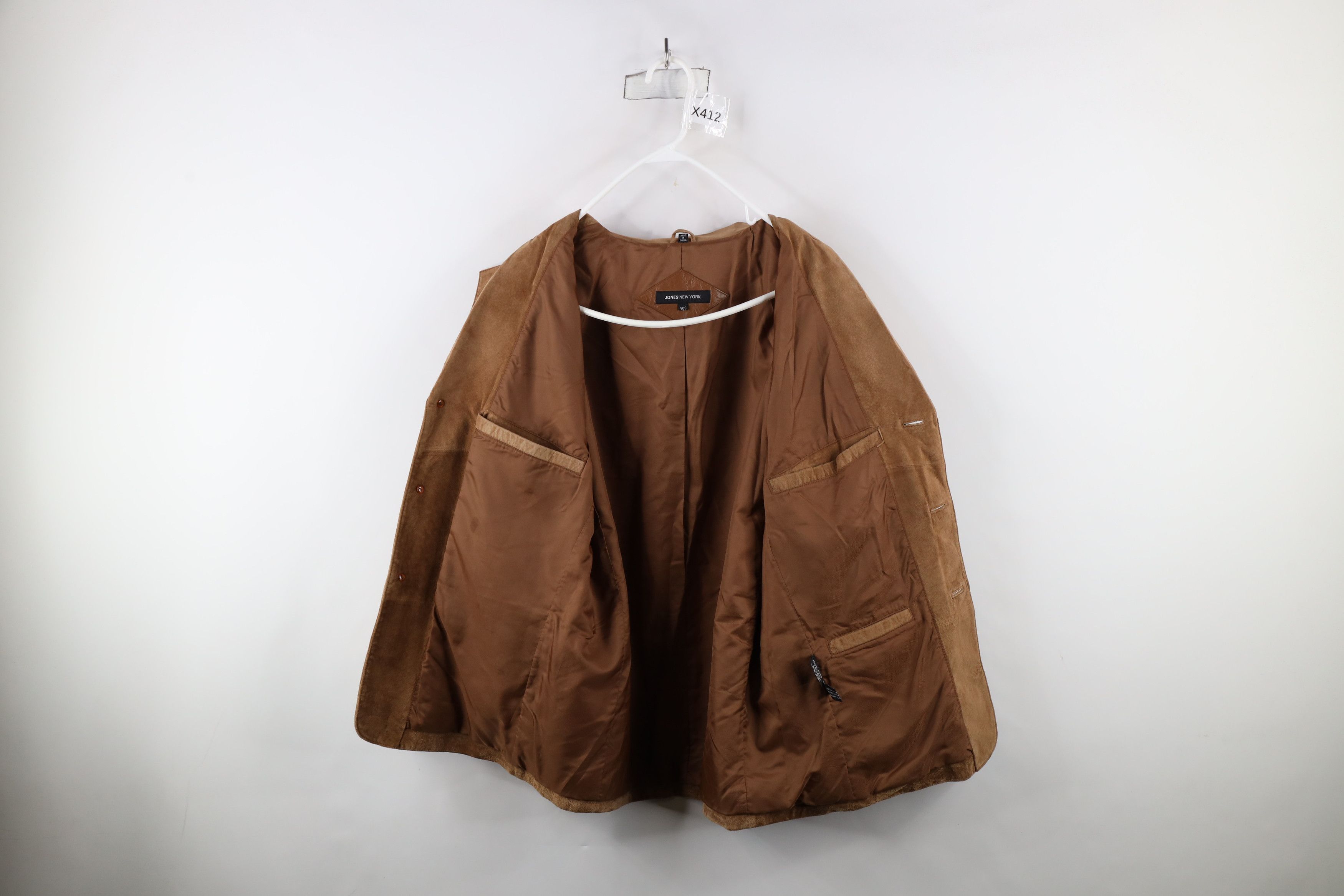 Vintage Vintage 90s Streetwear Leather Blazer Sport Coat Jacket Size US S / EU 44-46 / 1 - 14 Thumbnail