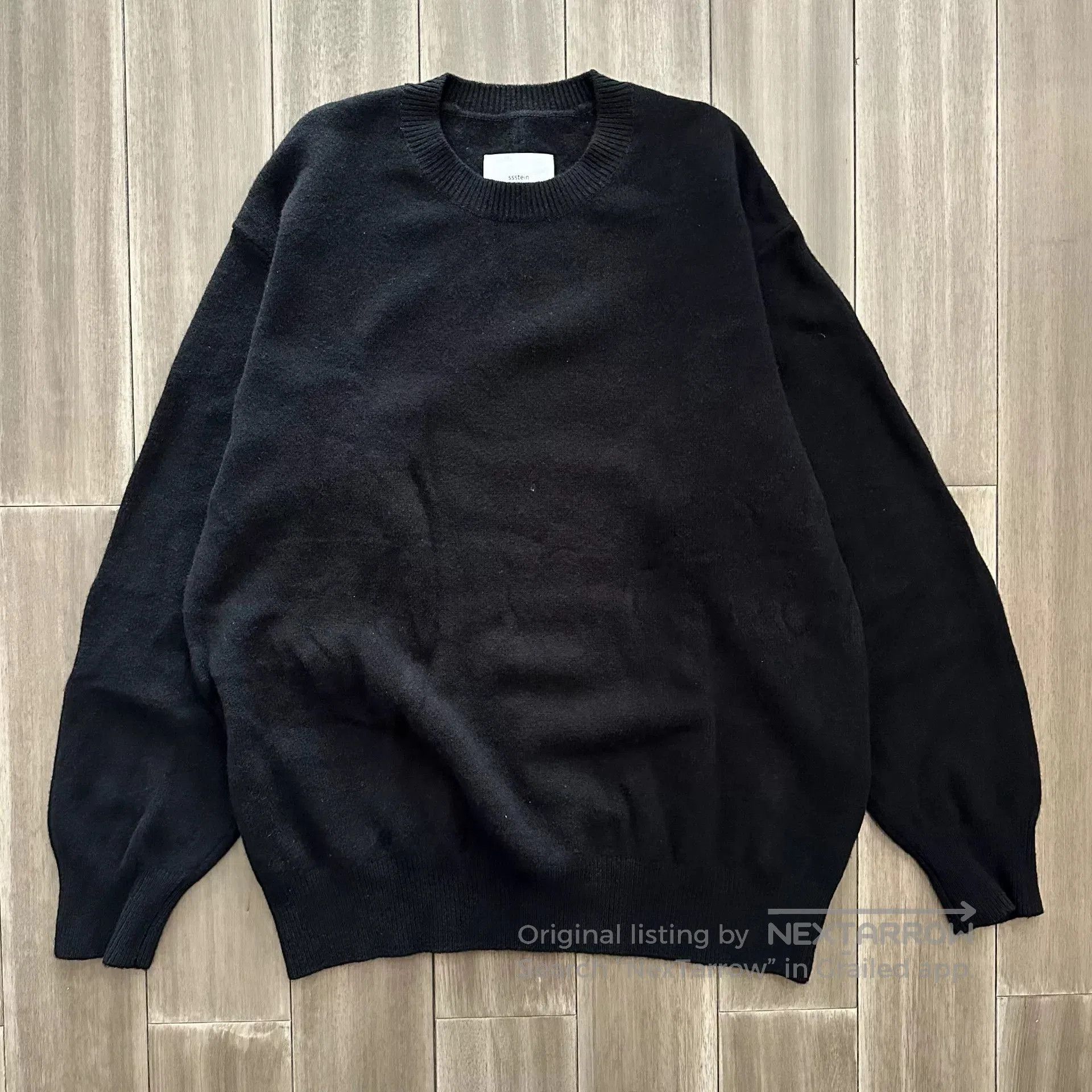 Stein Black Extra Fine Wool Knit Sweater. Size US M / EU 48-50 / 2 - 1 Thumbnail