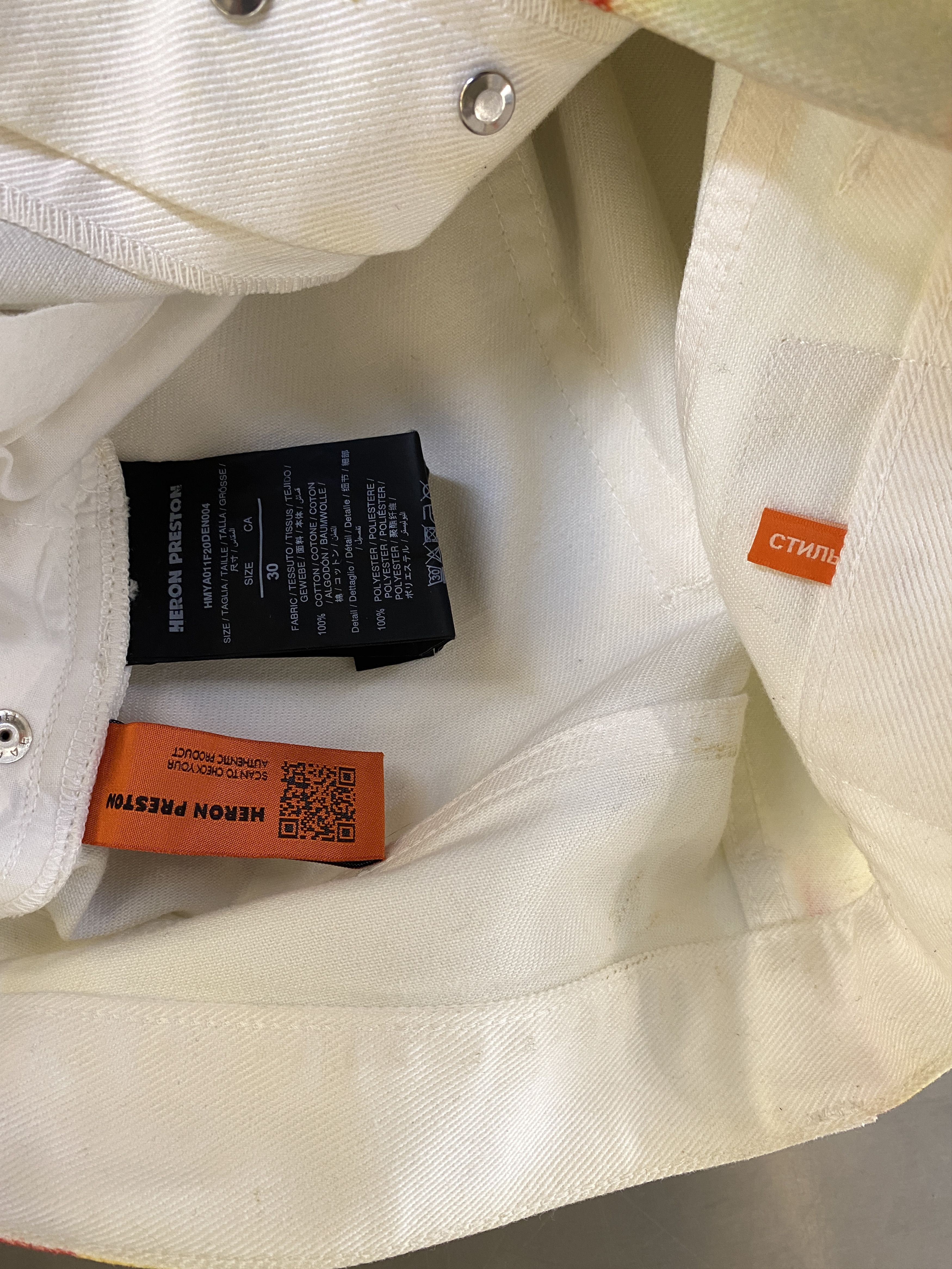 Heron Preston $645 HERON PRESTON X KENNY SCHARF JEANS Size US 30 / EU 46 - 8 Thumbnail